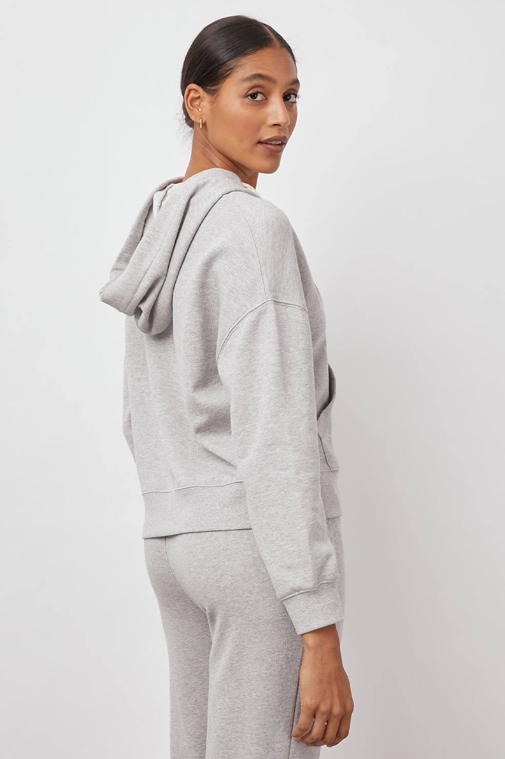 ADLEY HOODIE - HEATHER GREY sold by Rails product image thumbnail 3