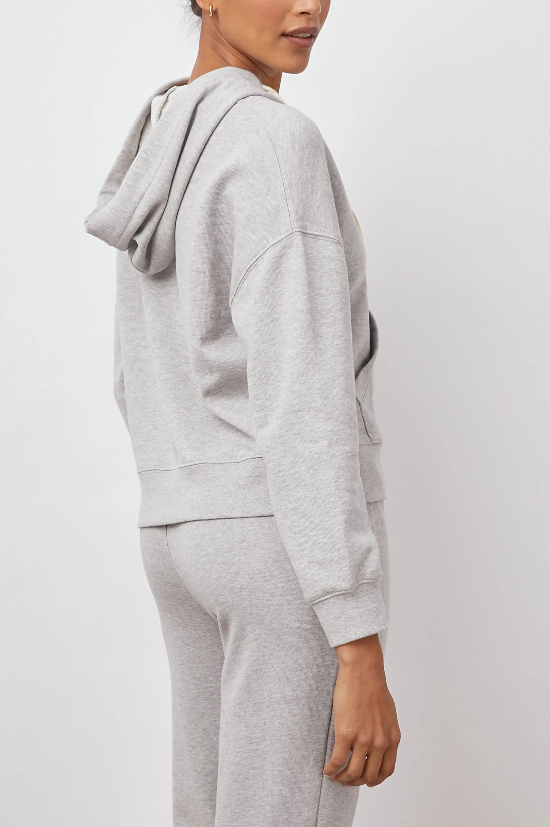 ADLEY HOODIE - HEATHER GREY sold by Rails product image thumbnail 4
