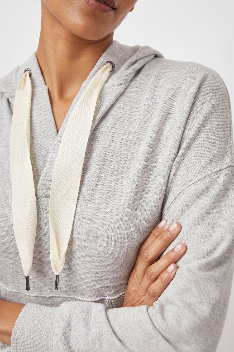 ADLEY HOODIE - HEATHER GREY sold by Rails product image thumbnail 2