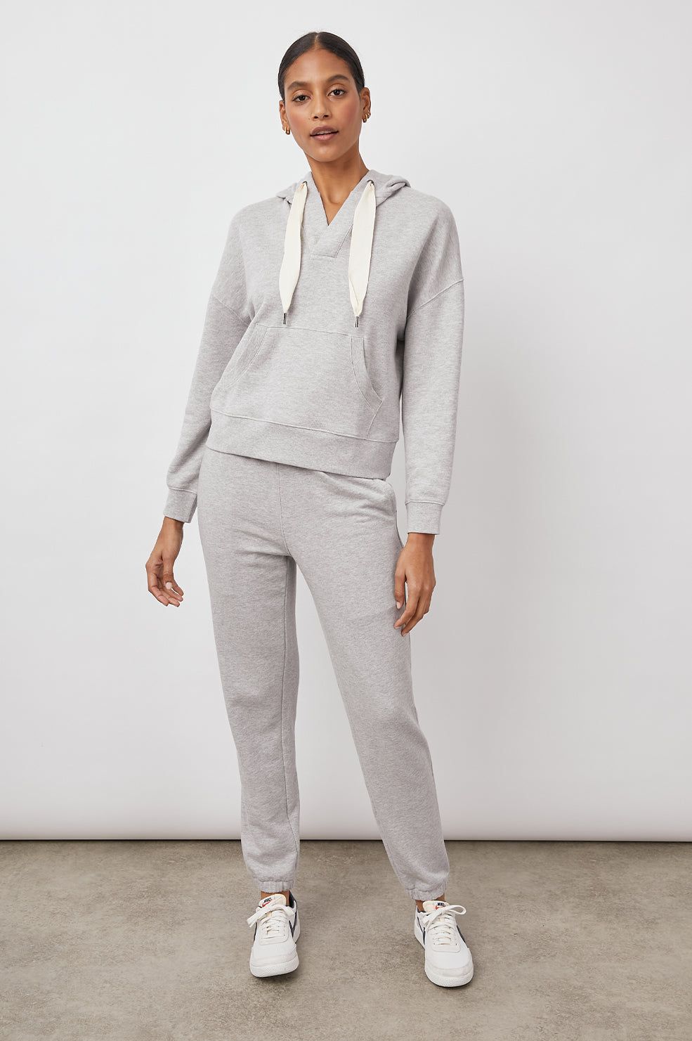 ADLEY HOODIE - HEATHER GREY sold by Rails product image thumbnail 5
