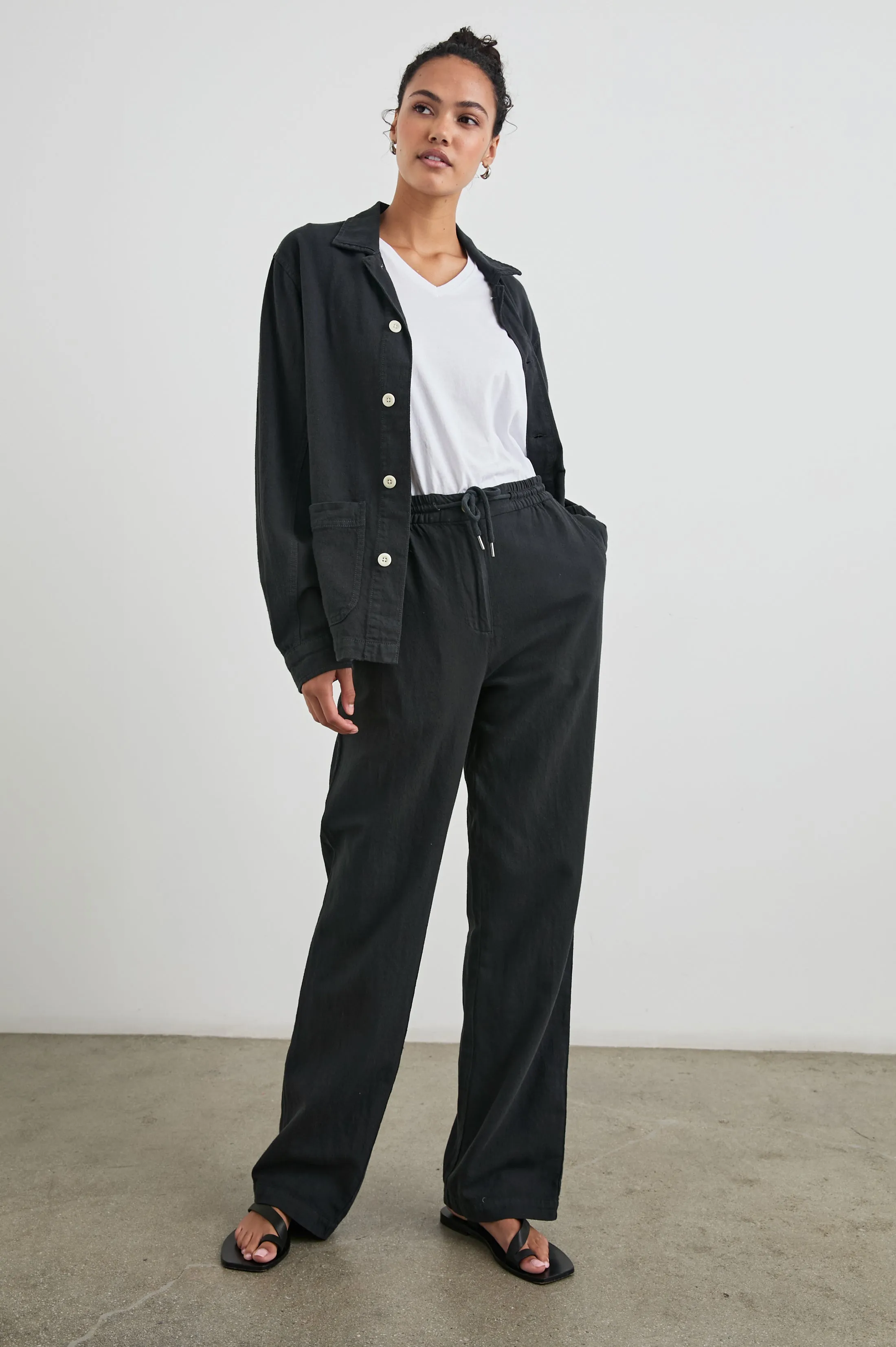 GWEN JACKET - WASHED BLACK sold by Rails product image thumbnail 4