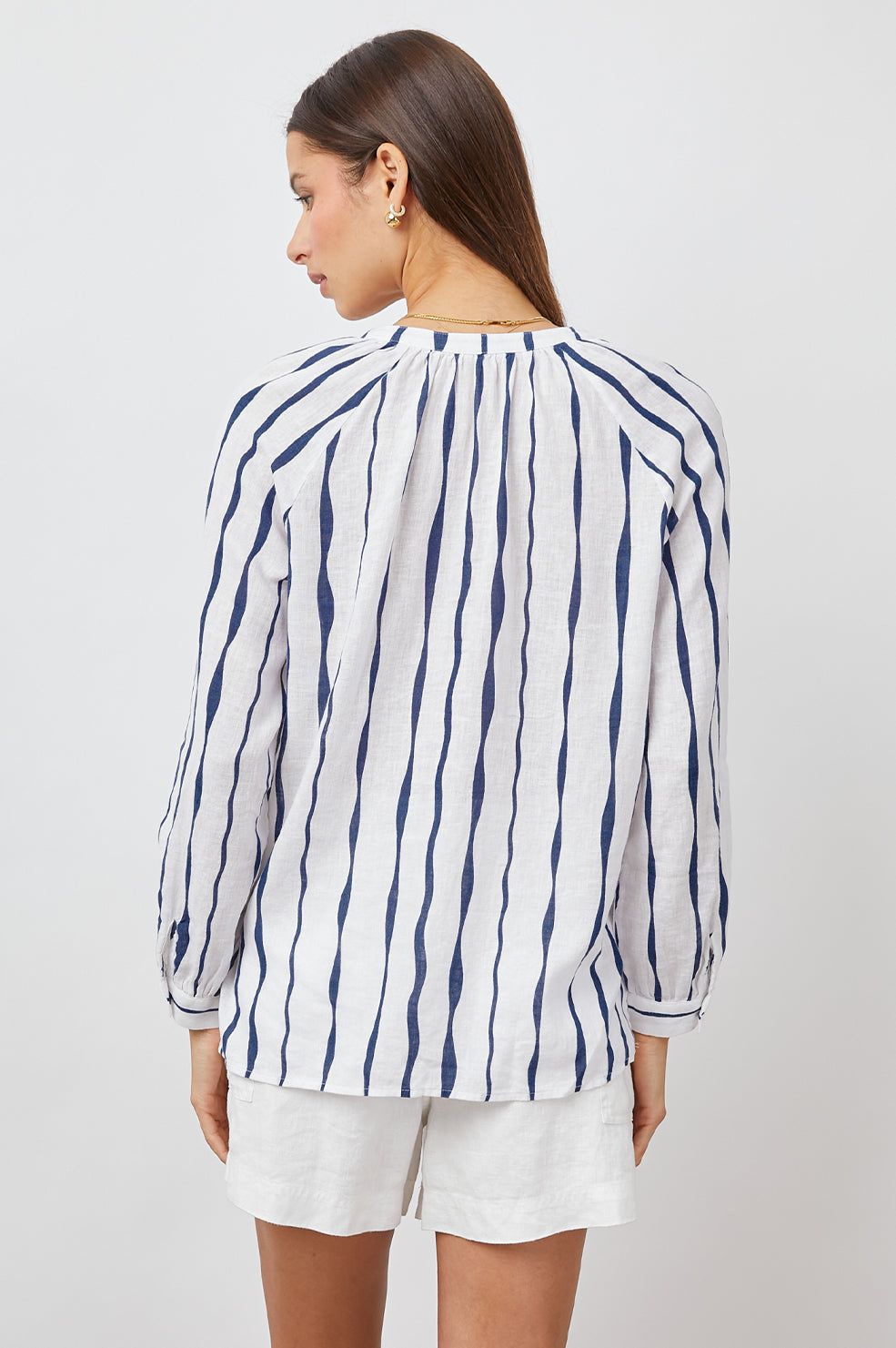 BRIELLE TOP - WAVY STRIPE sold by Rails product image thumbnail 6