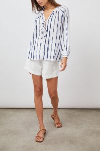 BRIELLE TOP - WAVY STRIPE sold by Rails