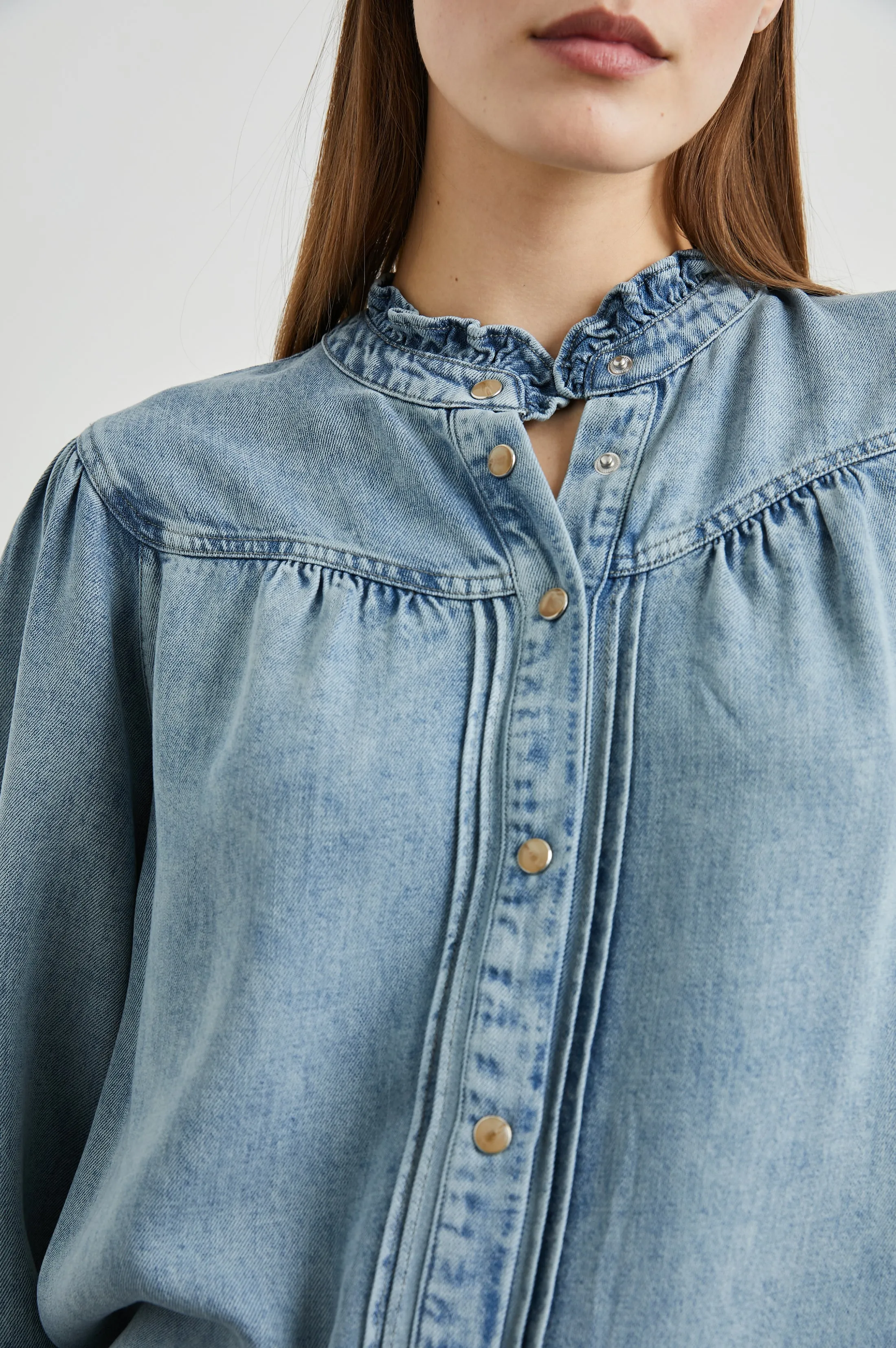 ALANNA SHIRT - ANTIQUE INDIGO sold by Rails product image thumbnail 2