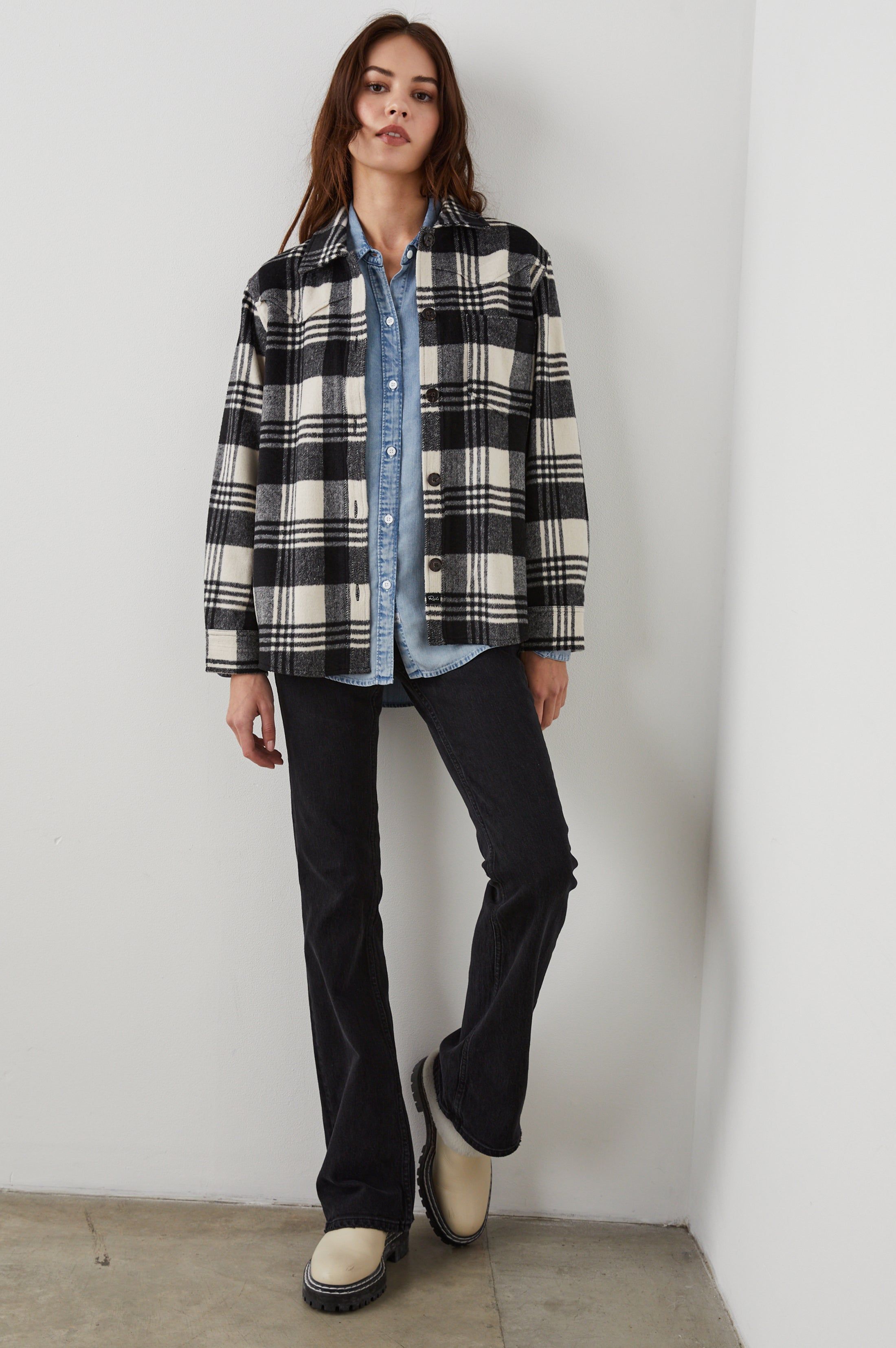 TRIPP JACKET - OYSTER BLACK sold by Rails product image thumbnail 3