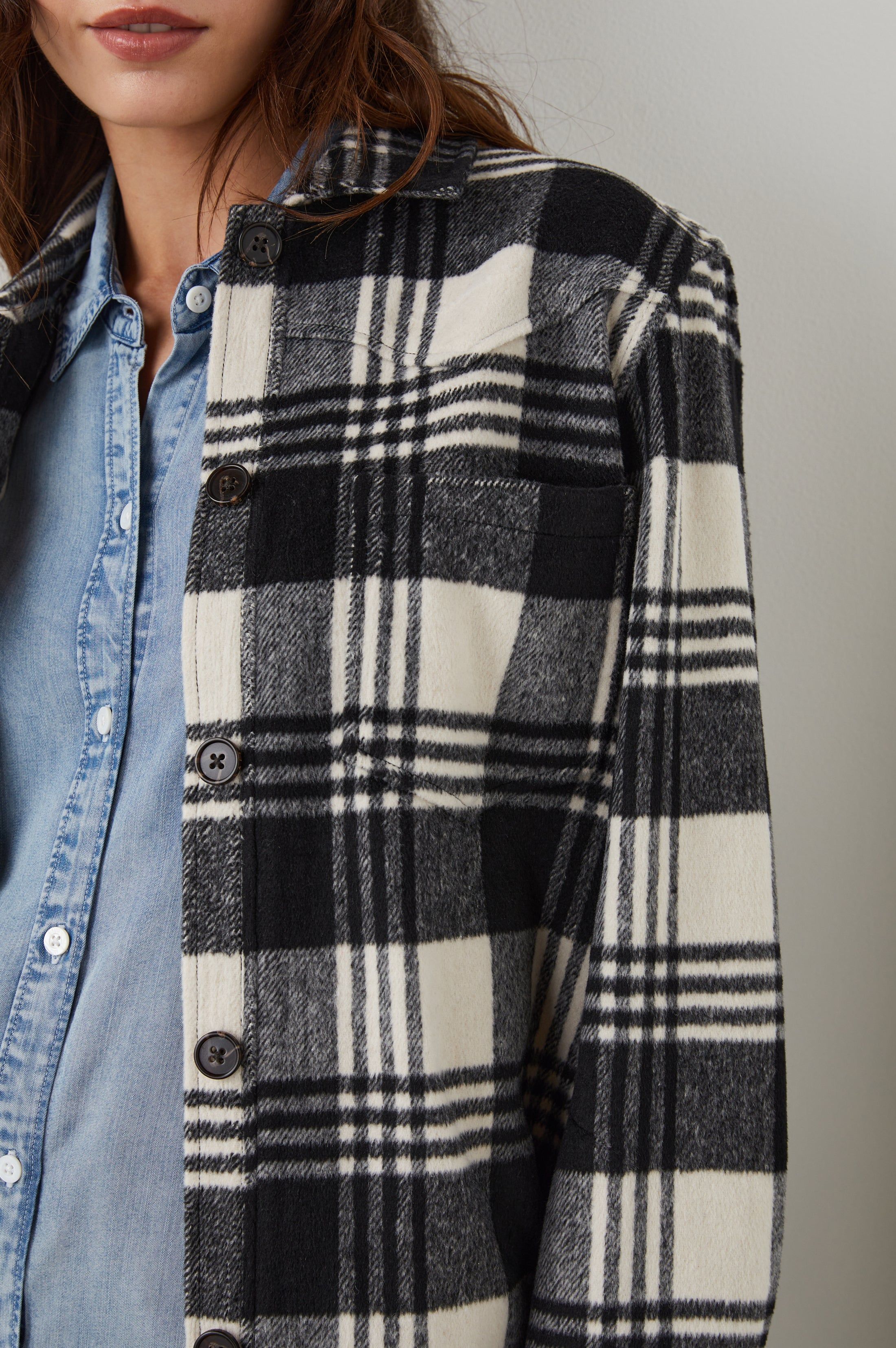 TRIPP JACKET - OYSTER BLACK sold by Rails product image thumbnail 2