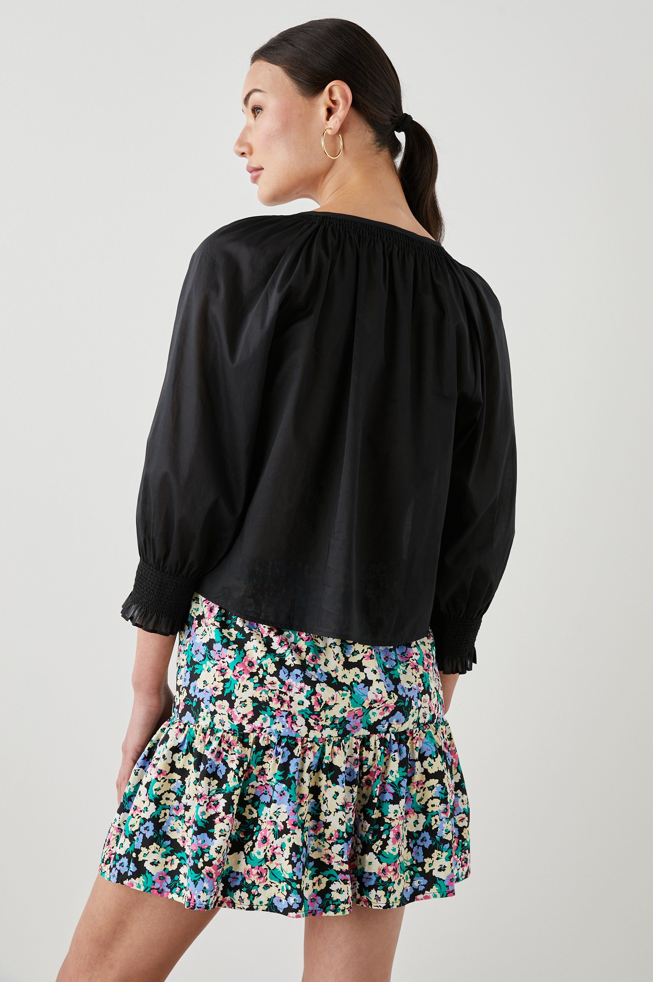 MARIAH TOP - TRUE BLACK sold by Rails product image thumbnail 5