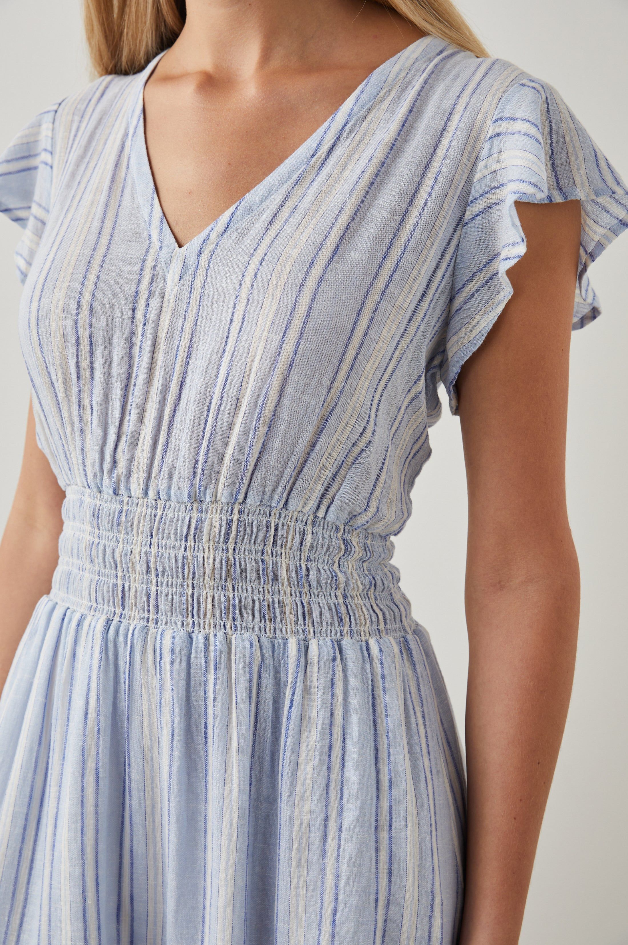 TARA DRESS - NAPOLI STRIPE sold by Rails product image thumbnail 3