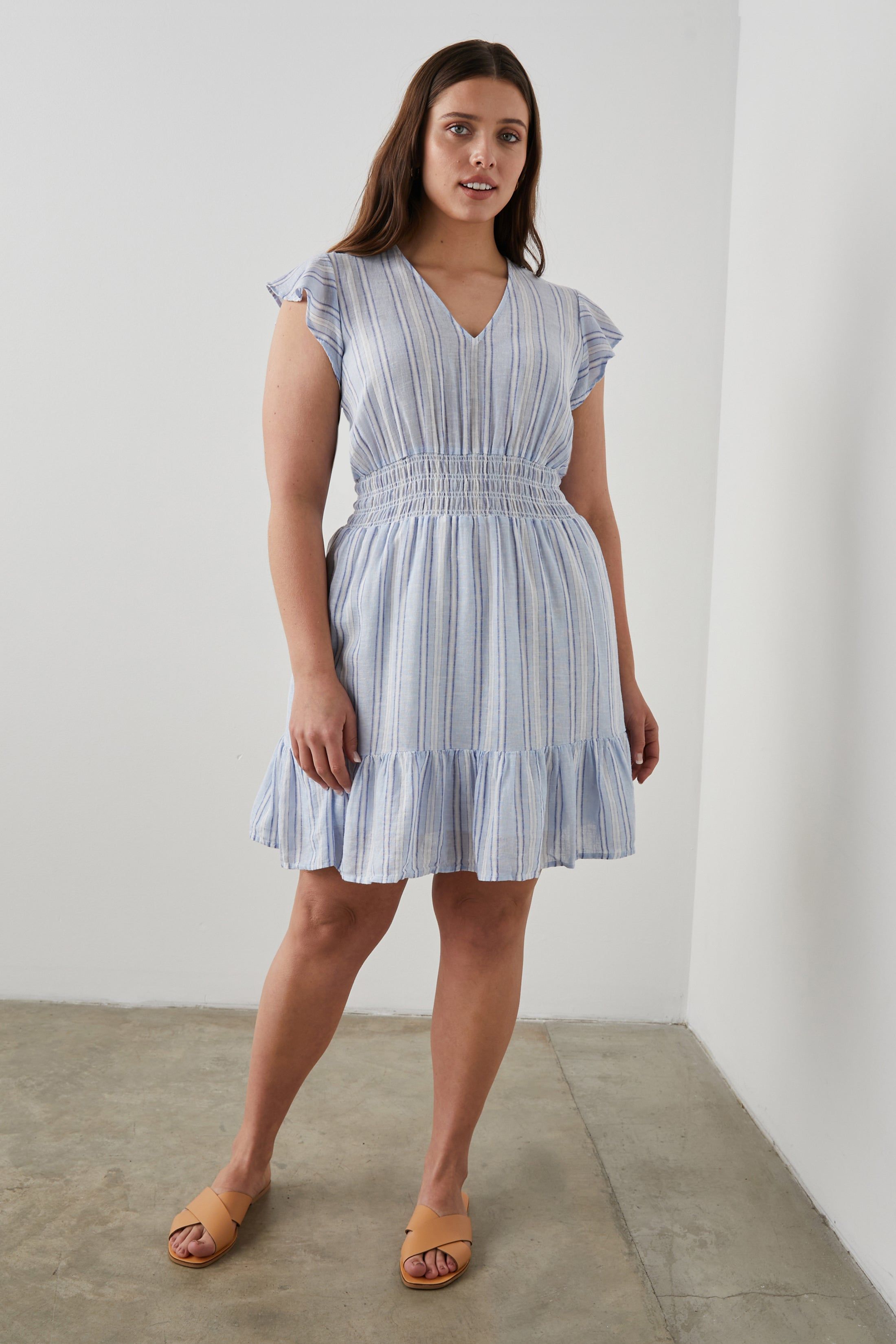 TARA DRESS - NAPOLI STRIPE sold by Rails product image thumbnail 7