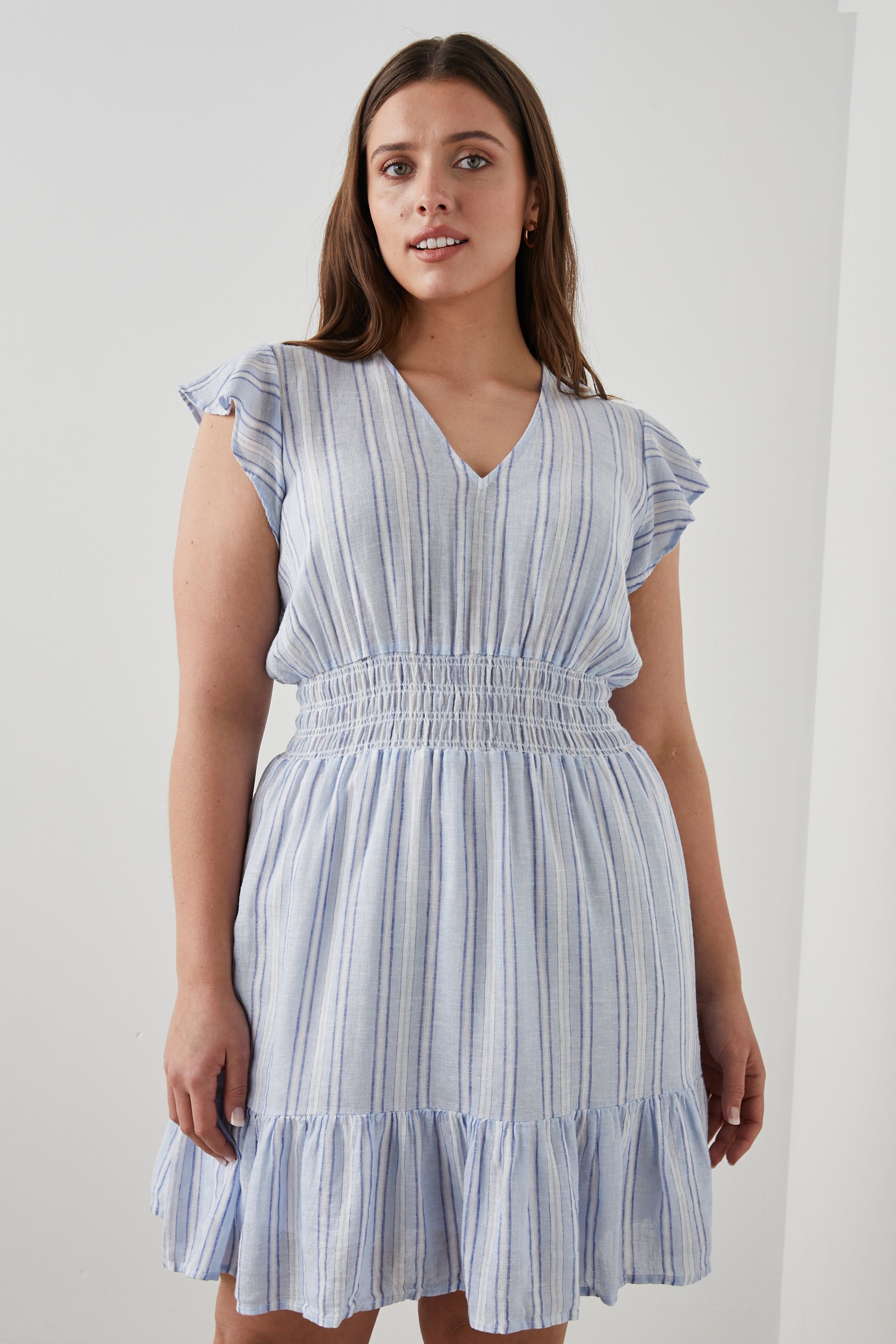 TARA DRESS - NAPOLI STRIPE sold by Rails product image thumbnail 5