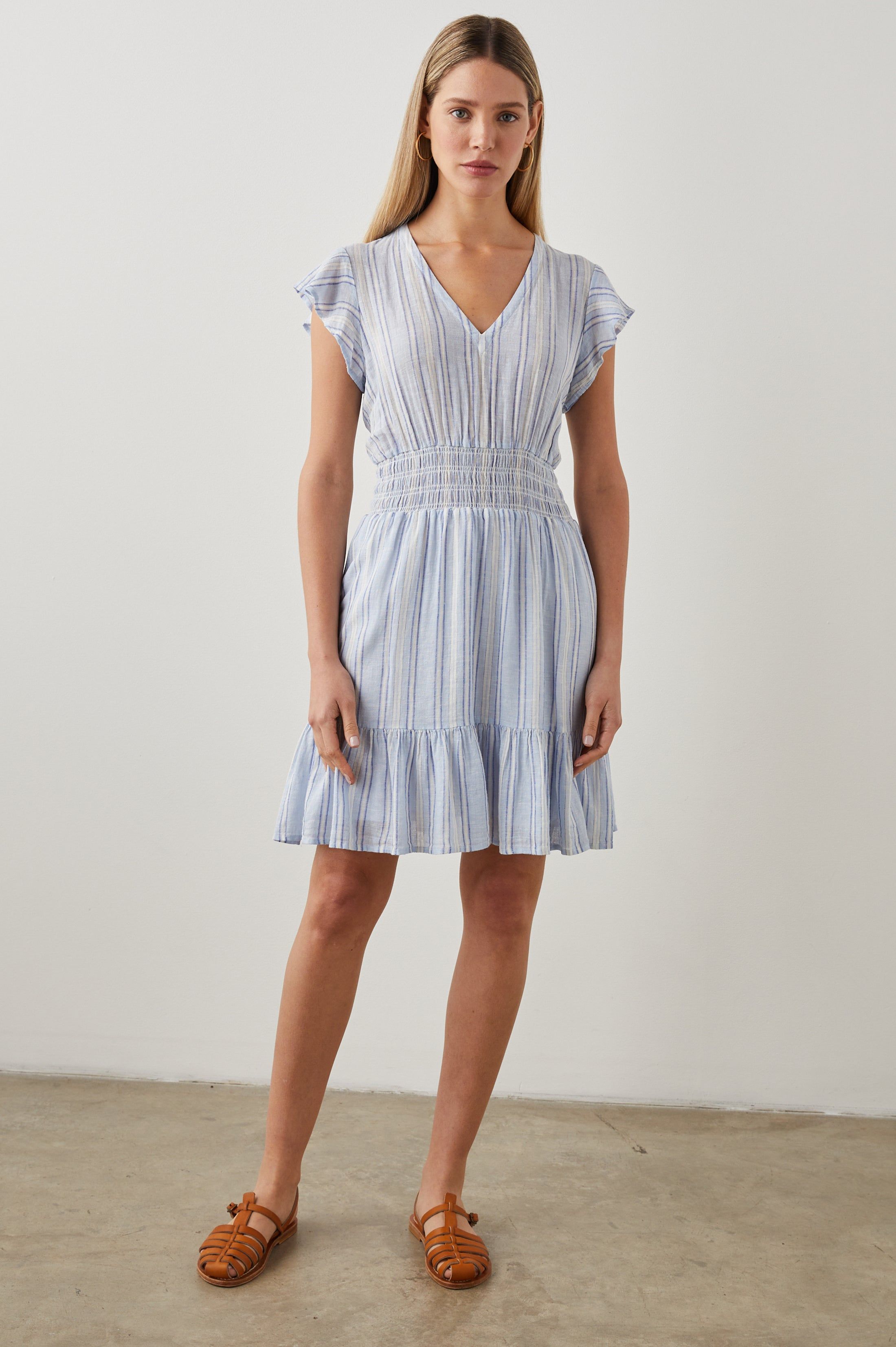 TARA DRESS - NAPOLI STRIPE sold by Rails product image thumbnail 2