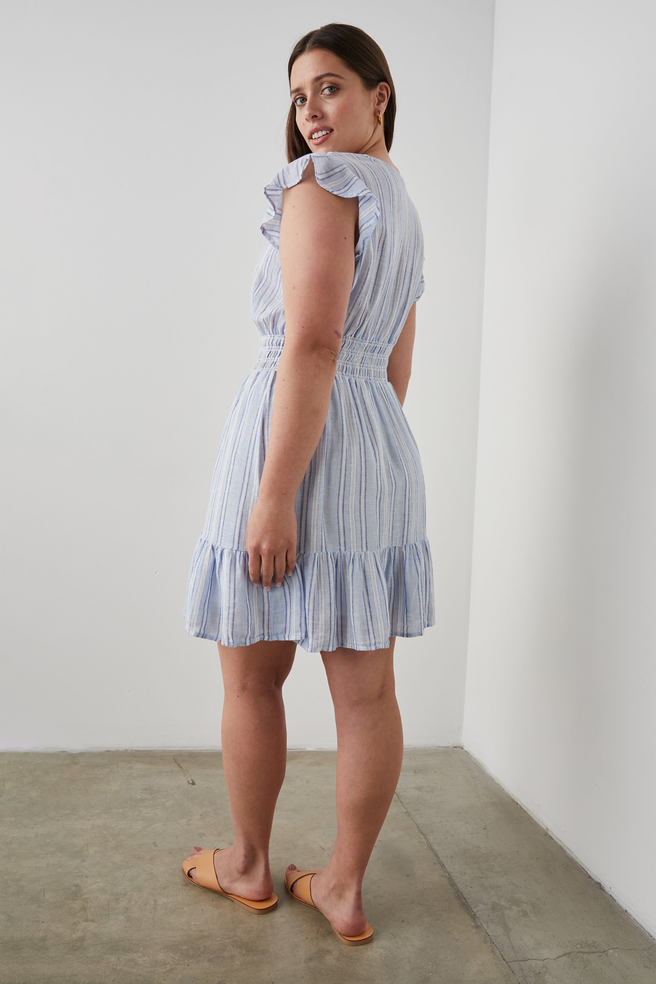 TARA DRESS - NAPOLI STRIPE sold by Rails product image thumbnail 10