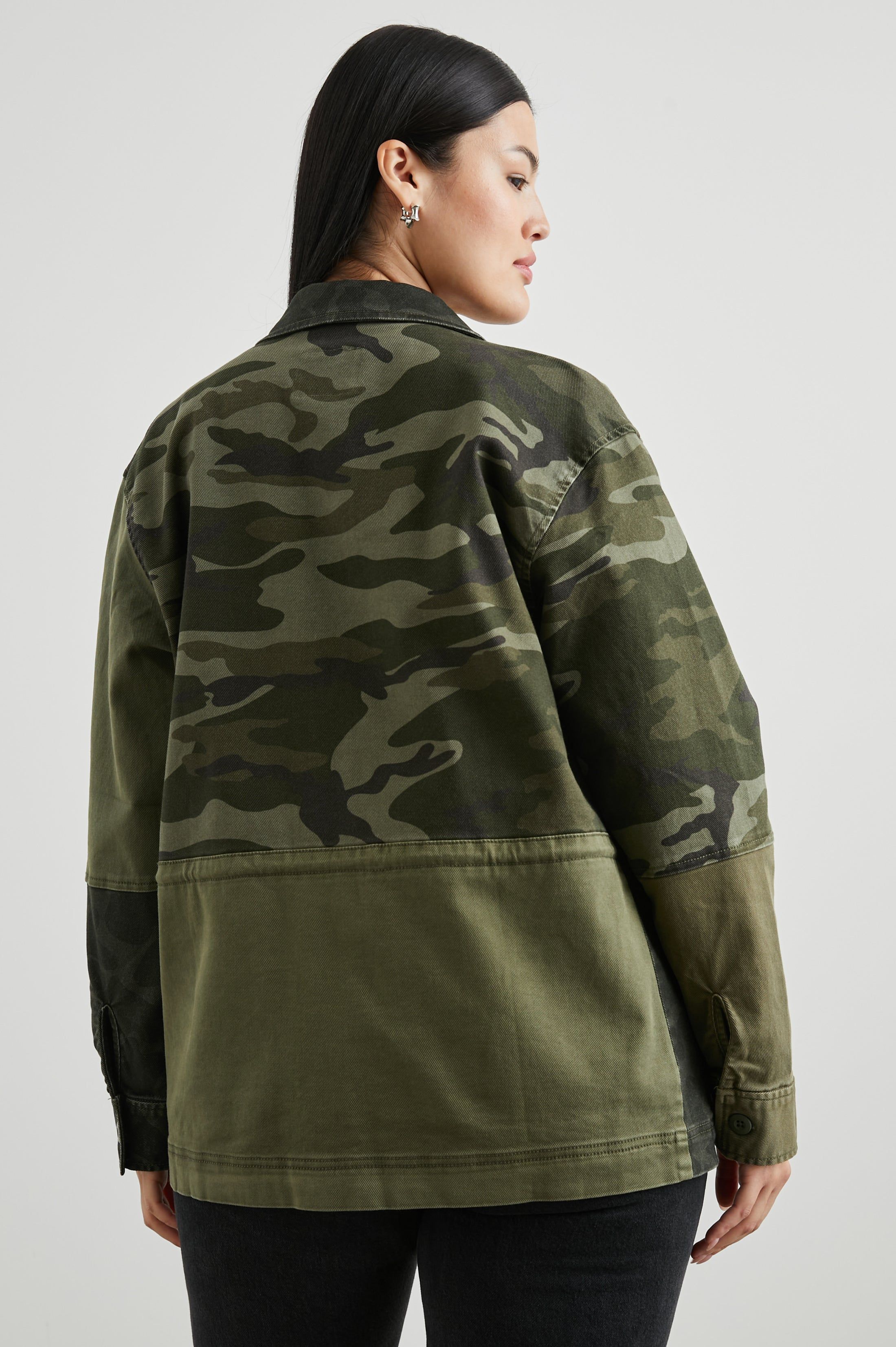 EVAN JACKET - OLIVE TRIO sold by Rails product image thumbnail 8