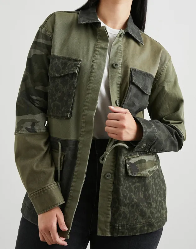 EVAN JACKET - OLIVE TRIO sold by Rails