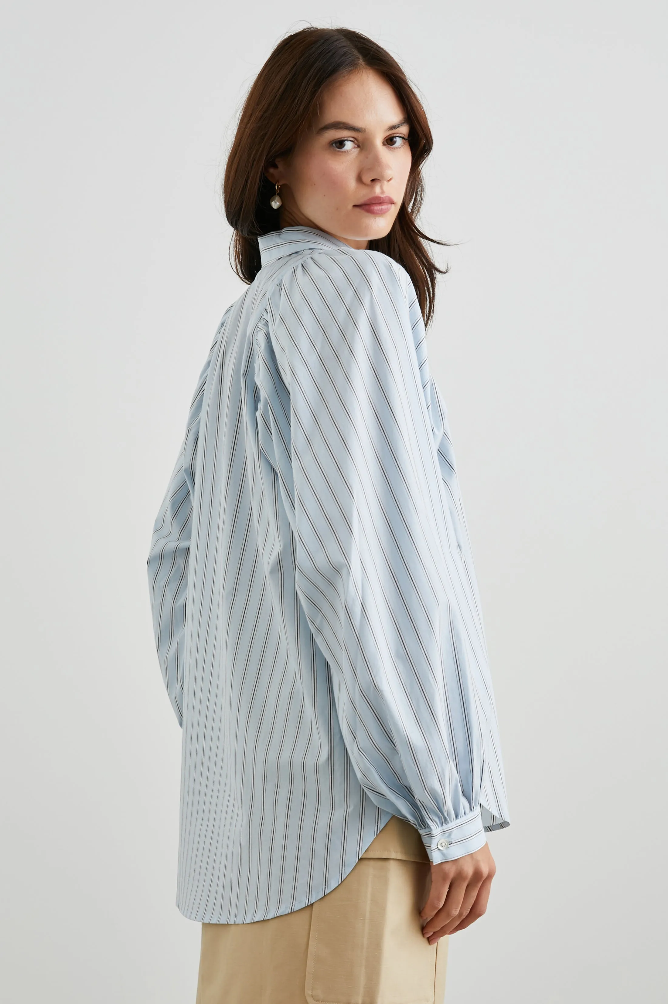 LIVY SHIRT - HAMPTON STRIPE sold by Rails product image thumbnail 4
