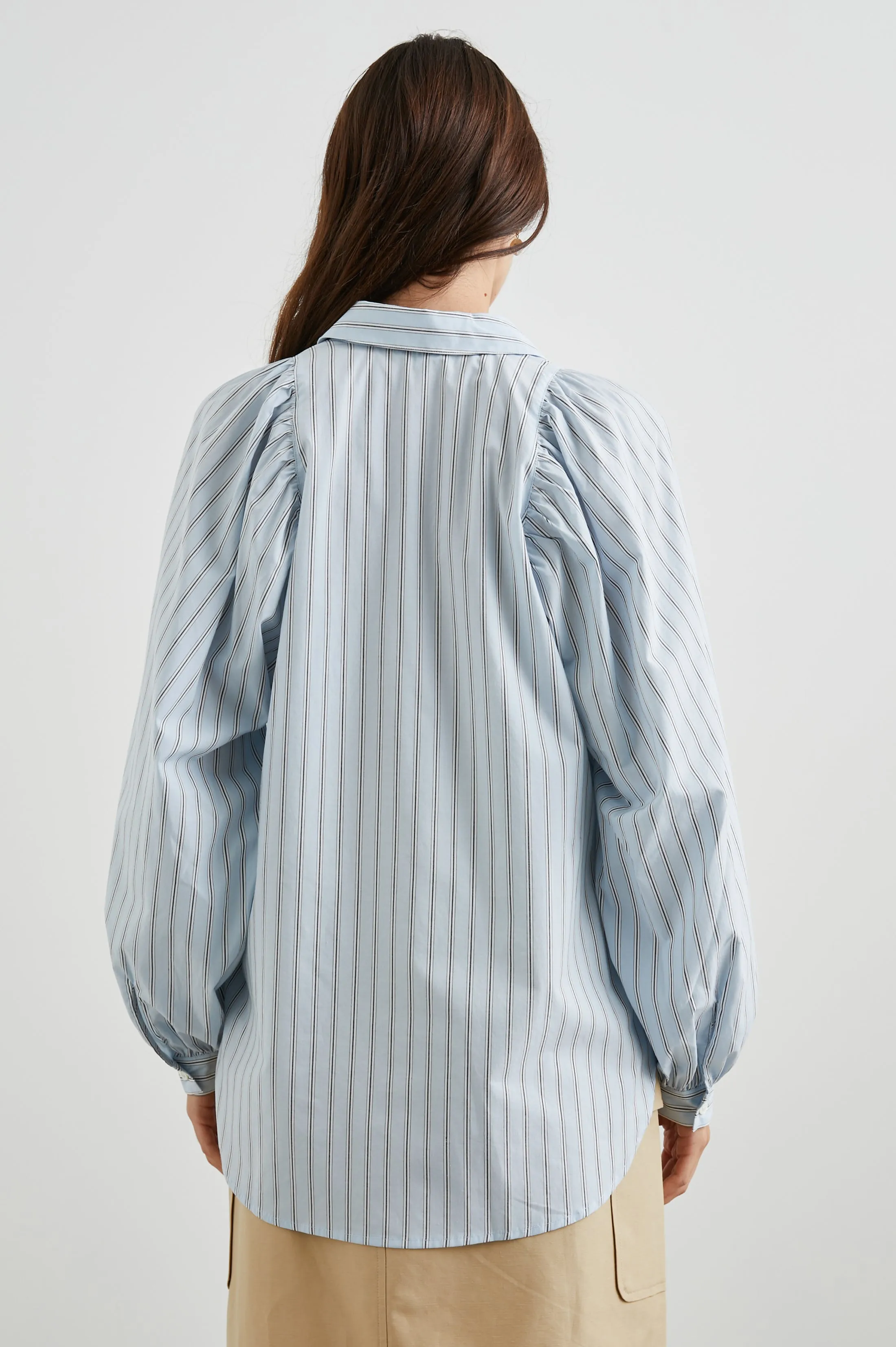 LIVY SHIRT - HAMPTON STRIPE sold by Rails product image thumbnail 5