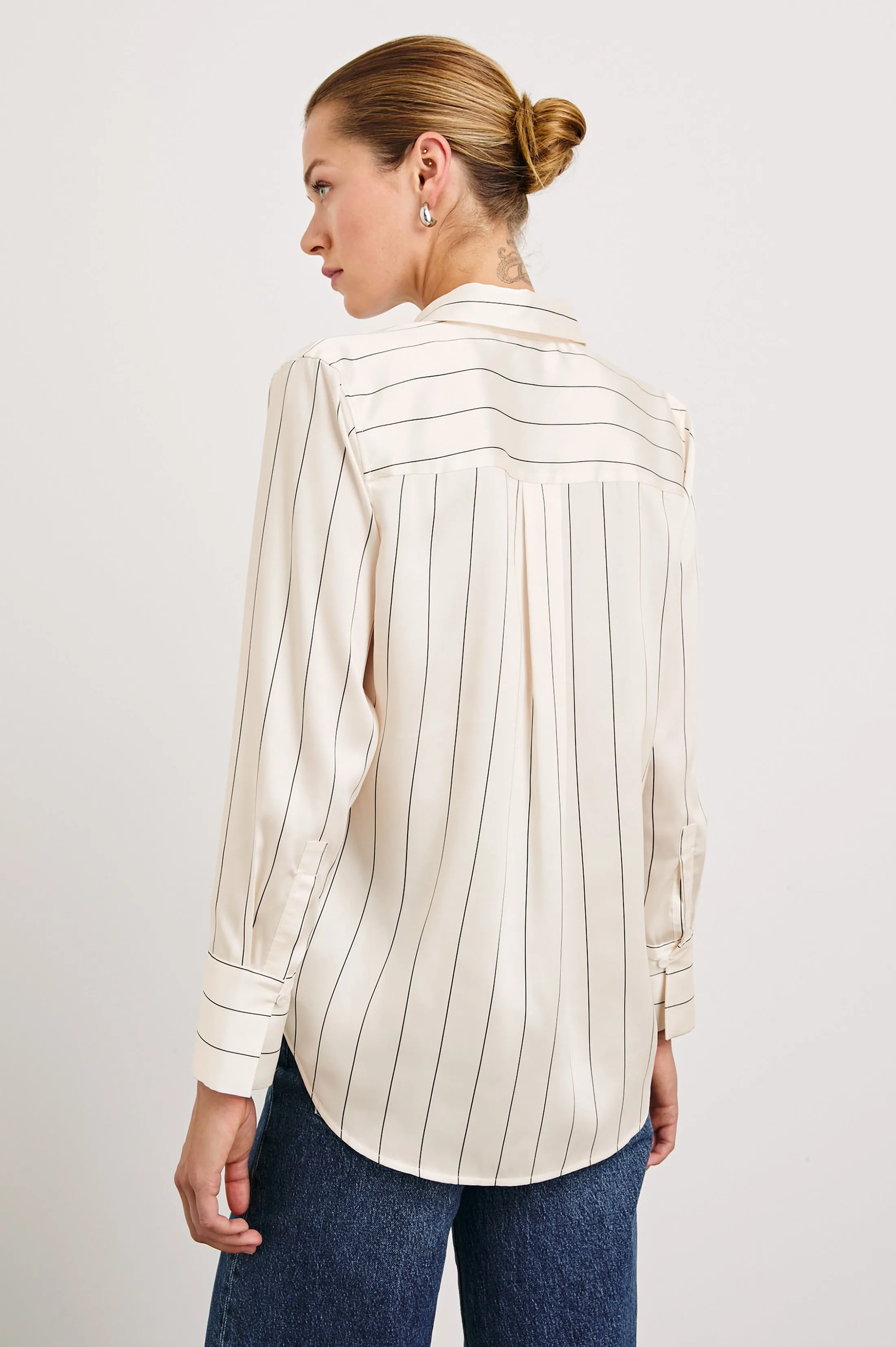 SAIGE SHIRT - BRIXTON STRIPE sold by Rails product image thumbnail 5