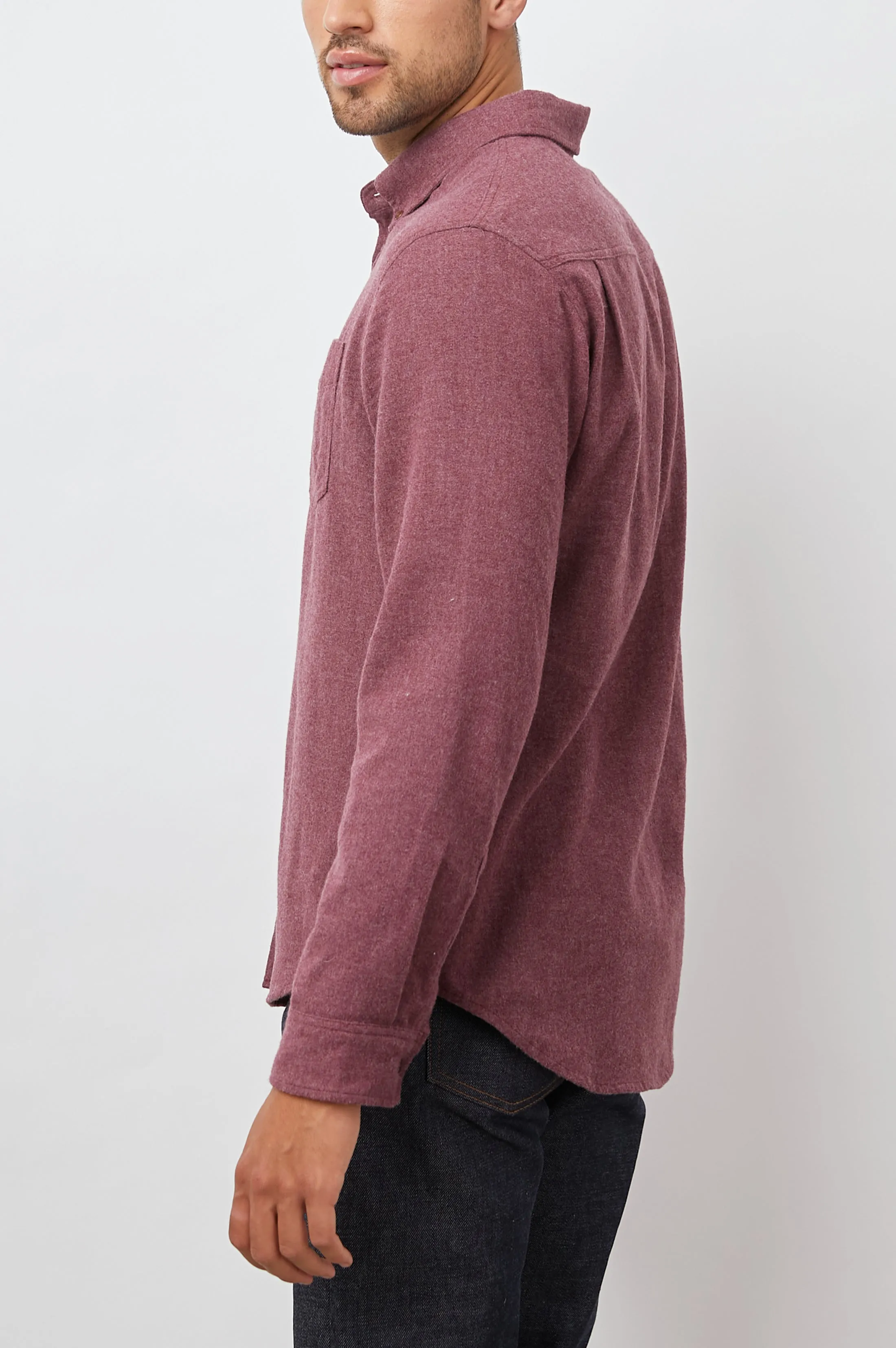 RUNSON SHIRT - CURRANT sold by Rails product image thumbnail 5