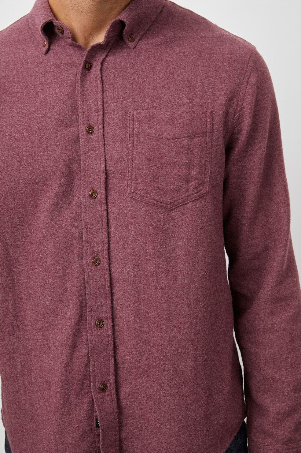 RUNSON SHIRT - CURRANT sold by Rails product image thumbnail 5