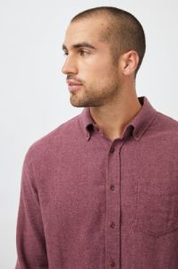 RUNSON SHIRT - CURRANT sold by Rails