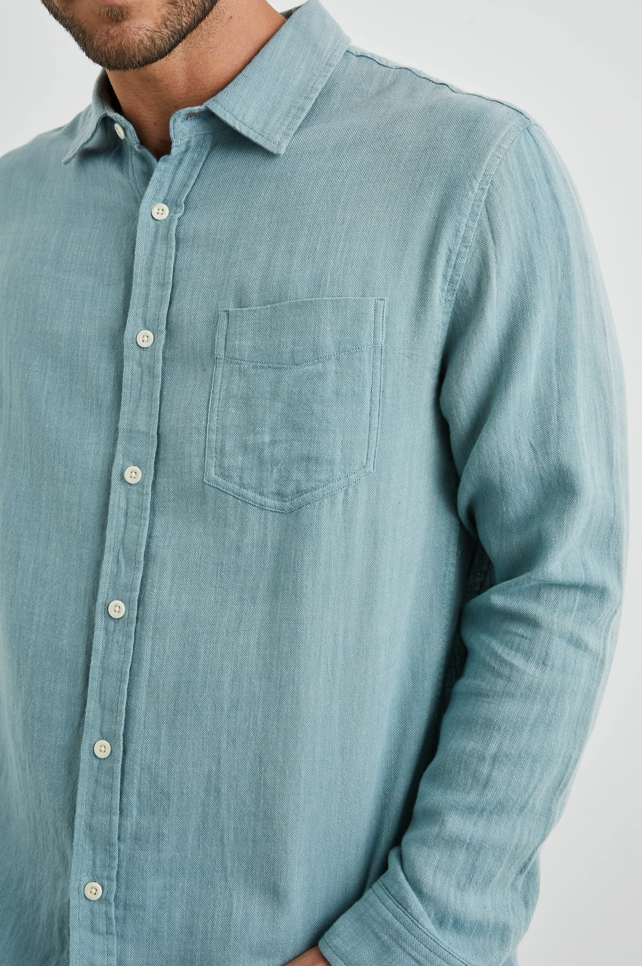WYATT SHIRT - SEA GREEN sold by Rails product image thumbnail 2