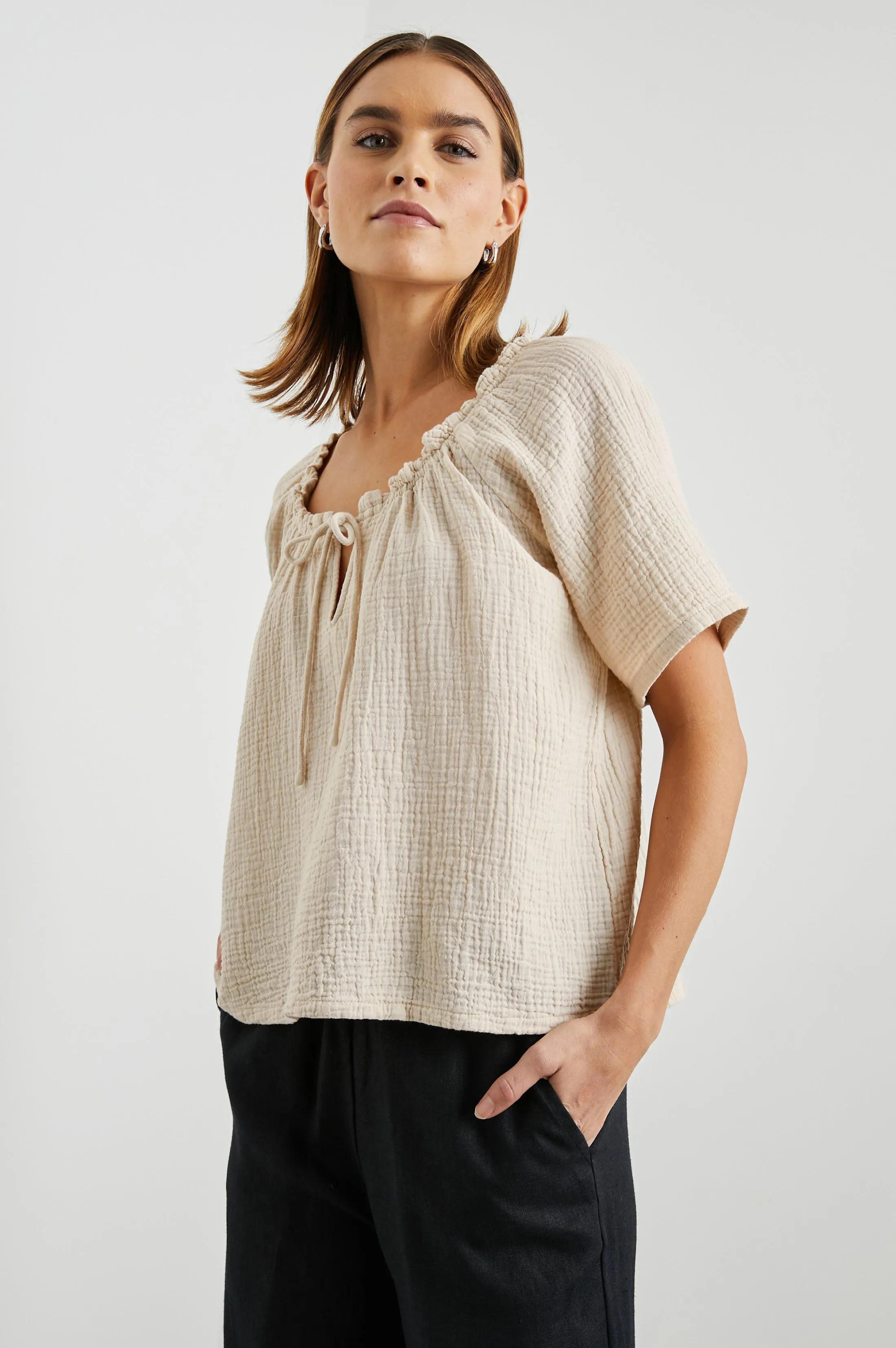 JUDITH TOP - FLAX sold by Rails product image thumbnail 4