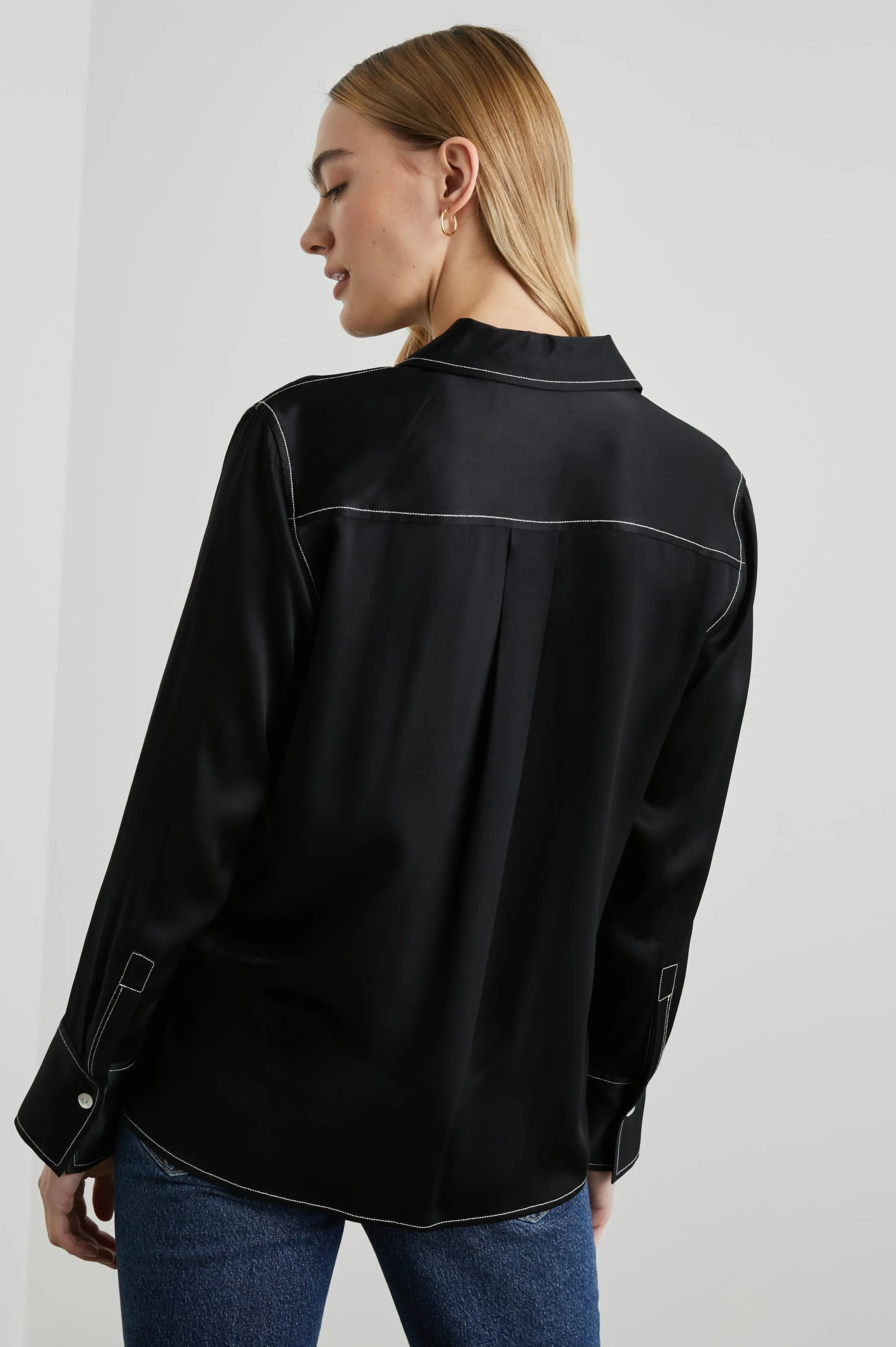 ANDREA TOP - BLACK sold by Rails product image thumbnail 5