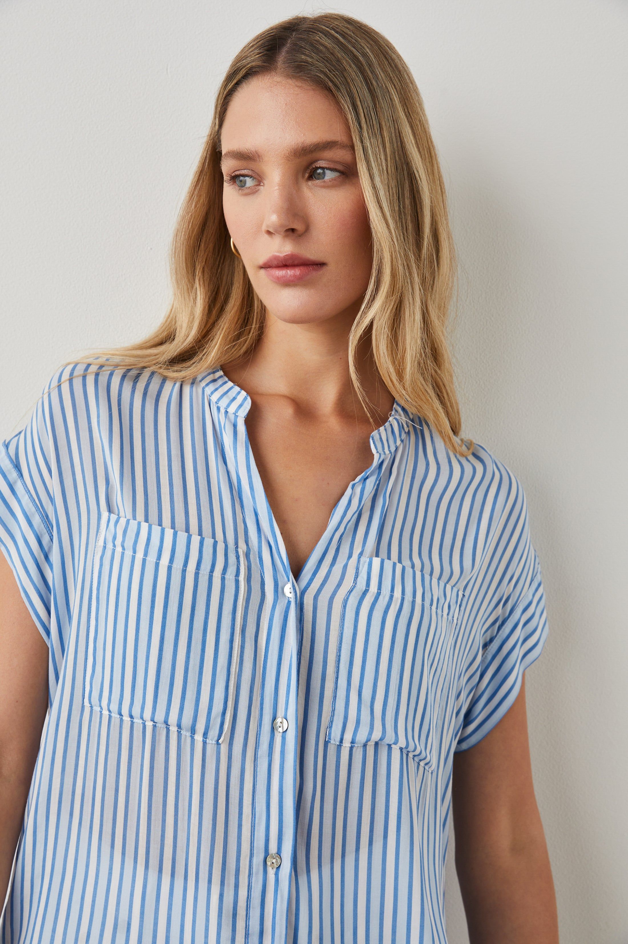 MEL SHIRT - MAR STRIPE sold by Rails product image thumbnail 3