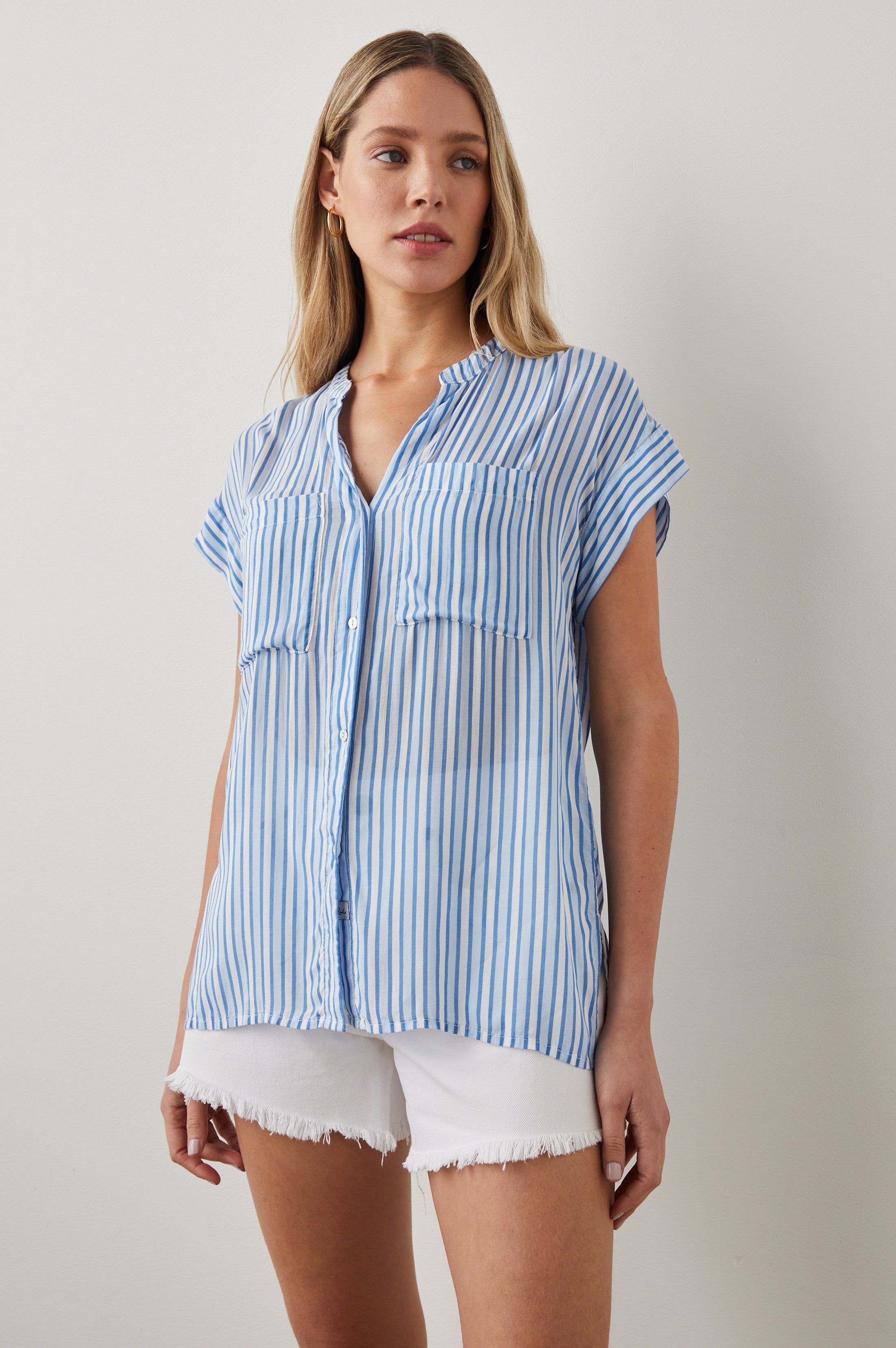 MEL SHIRT - MAR STRIPE sold by Rails product image thumbnail 2
