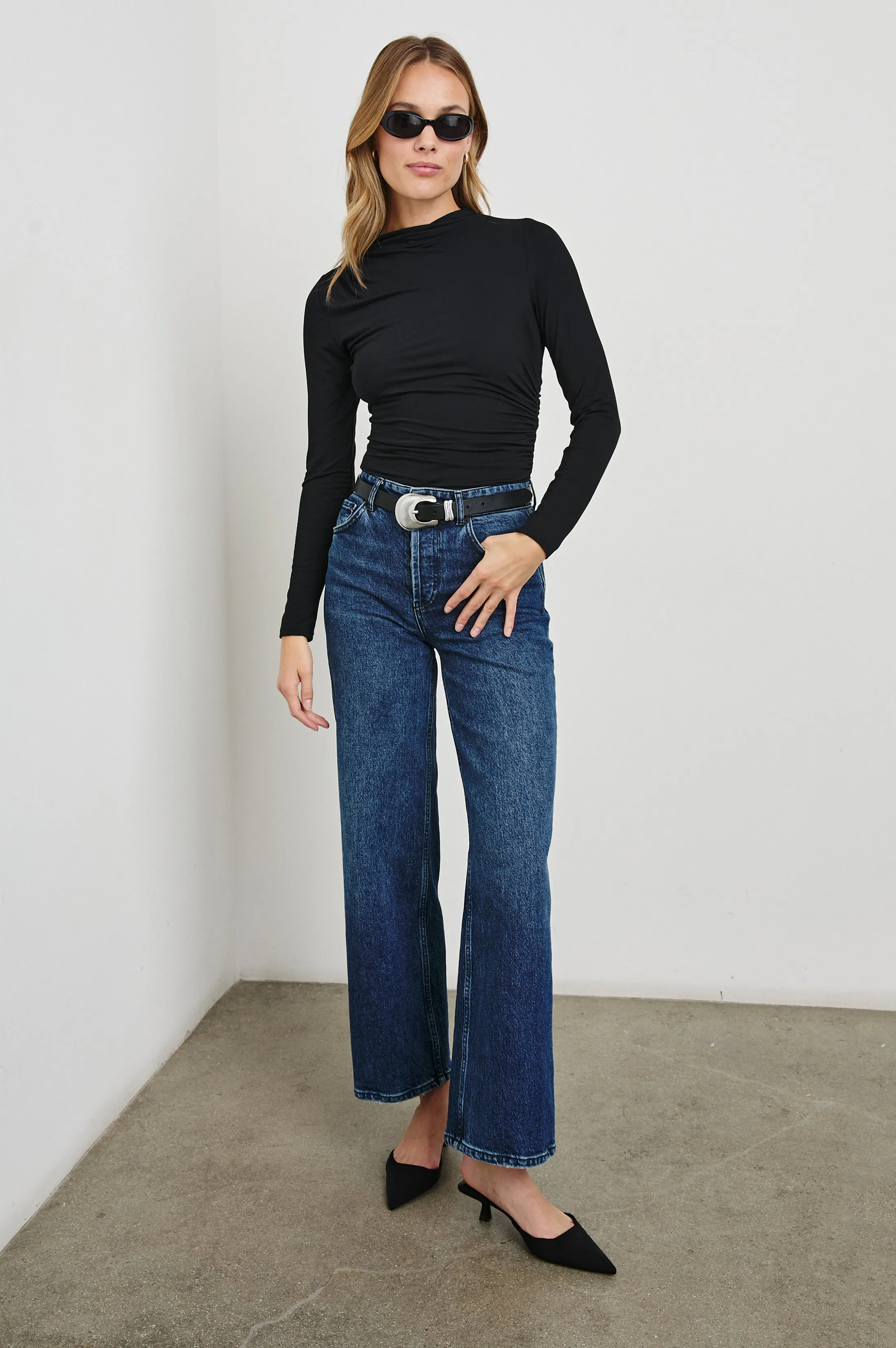 JOELLE TOP - BLACK ONYX sold by Rails product image thumbnail 3