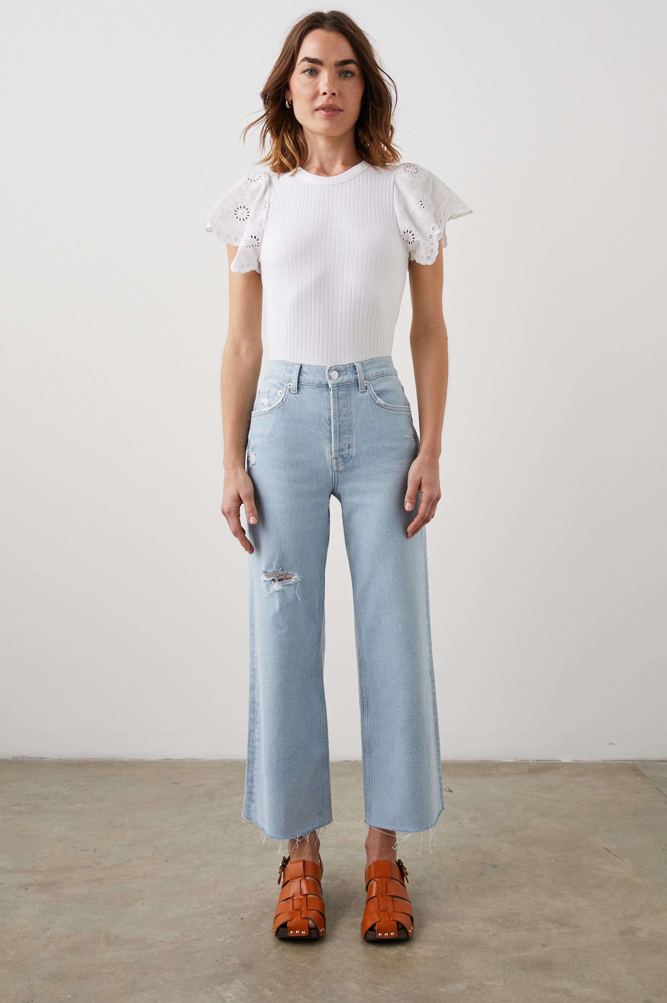 GETTY CROP WIDE LEG - OCEANVIEW DISTRESS sold by Rails product image thumbnail 3