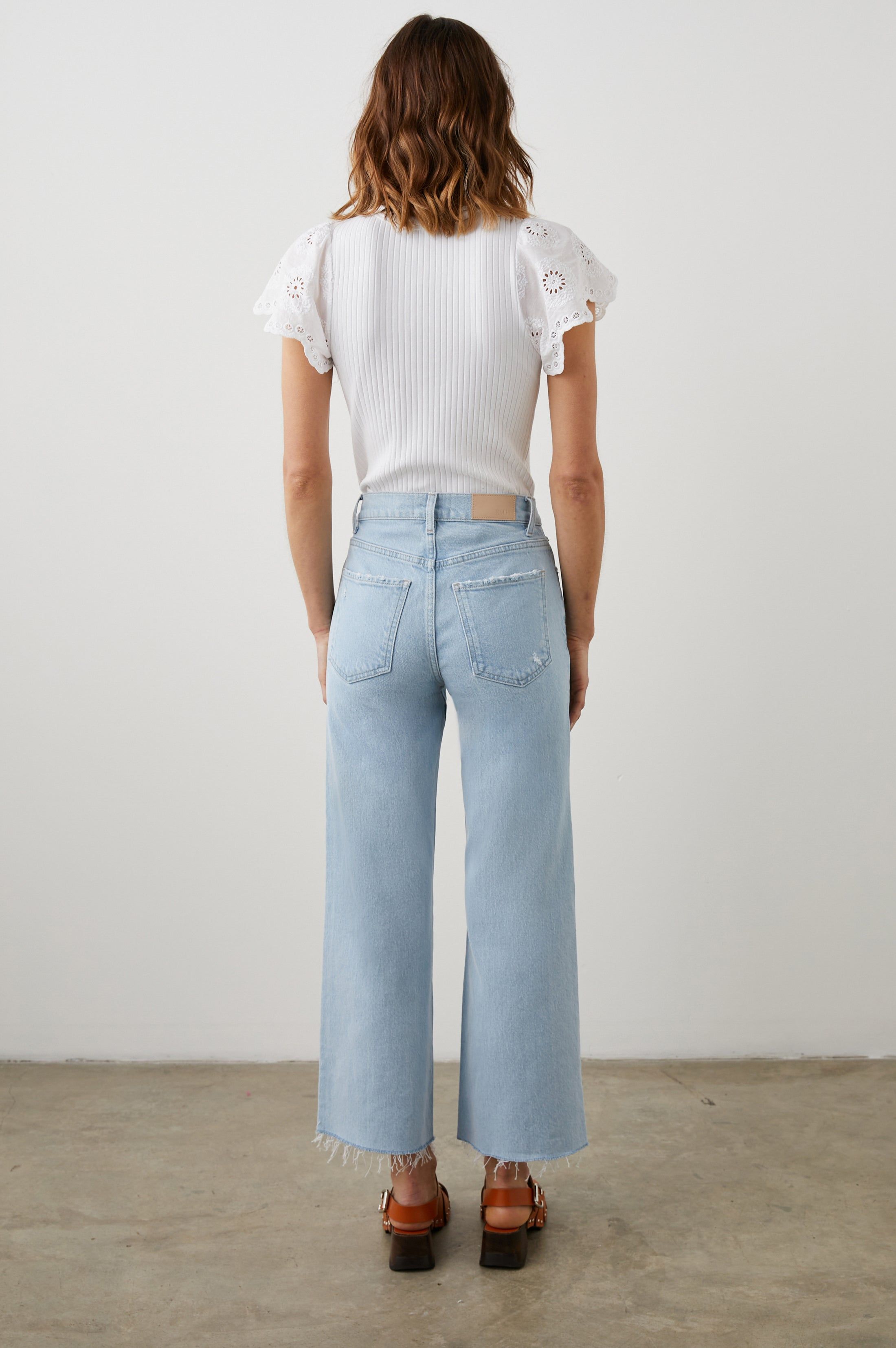 GETTY CROP WIDE LEG - OCEANVIEW DISTRESS sold by Rails product image thumbnail 5