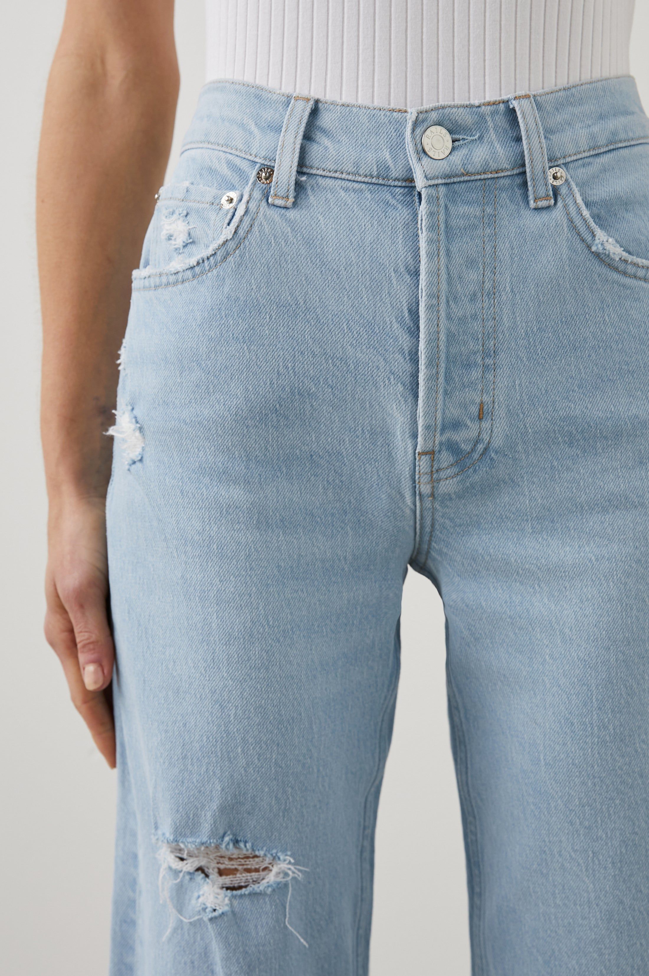 GETTY CROP WIDE LEG - OCEANVIEW DISTRESS sold by Rails product image thumbnail 2