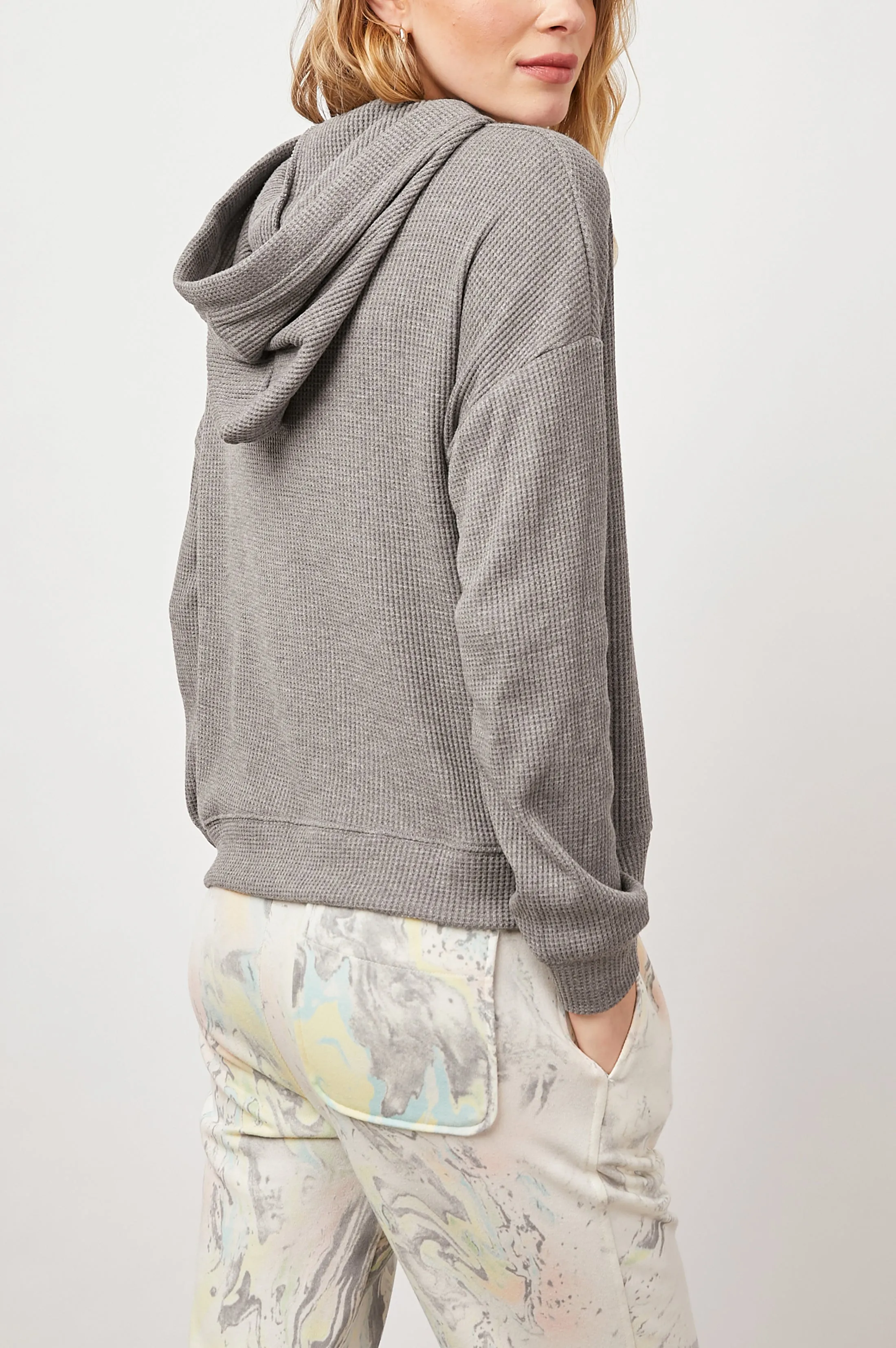 MURRAY HOODIE - HEATHER GREY sold by Rails product image thumbnail 4