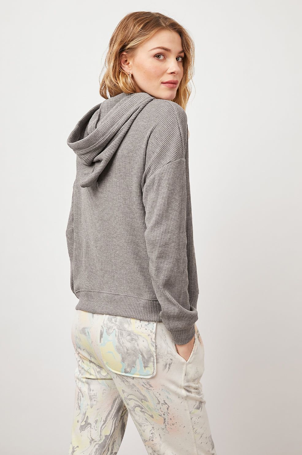 MURRAY HOODIE - HEATHER GREY sold by Rails product image thumbnail 4