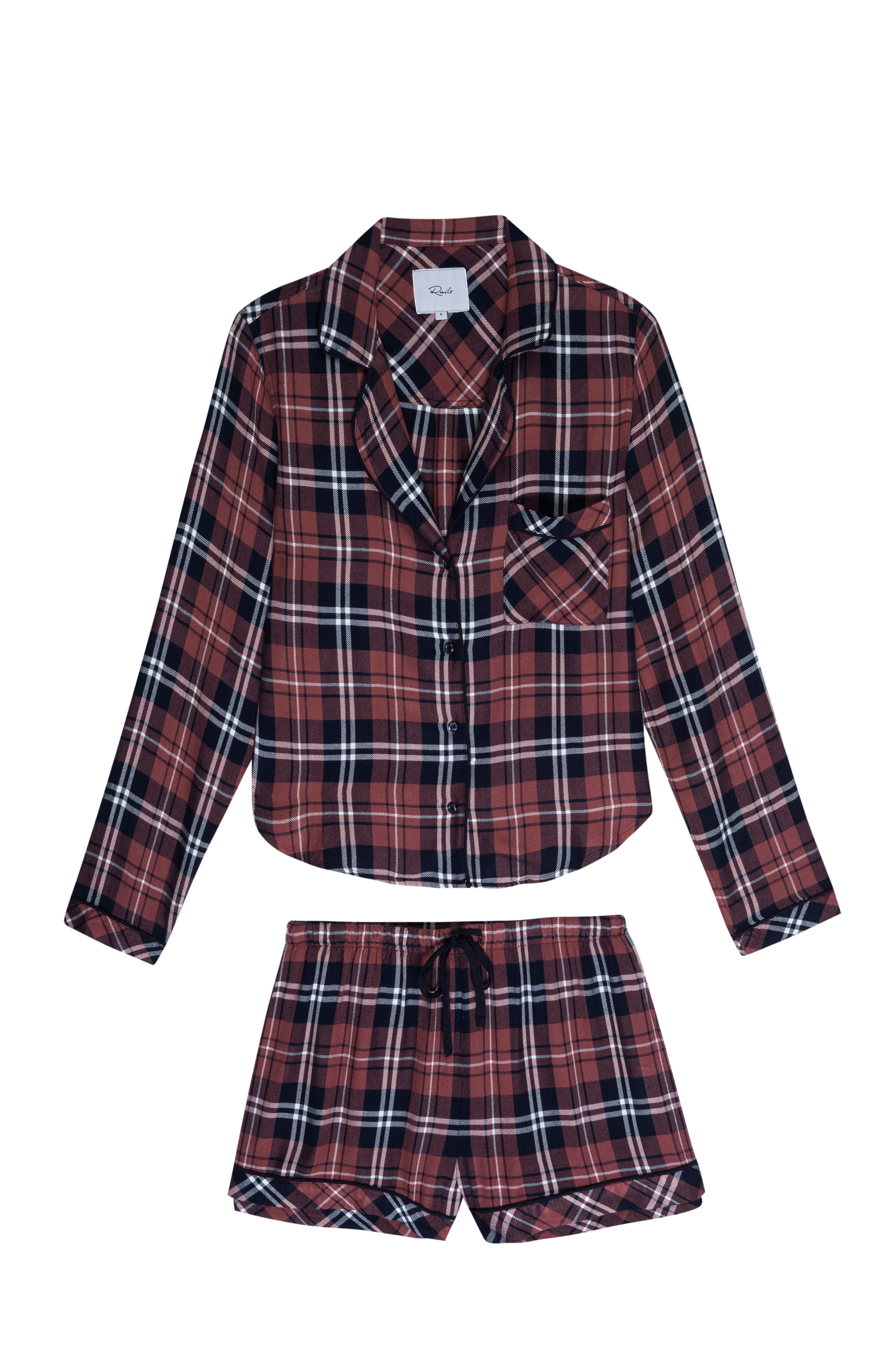 KELLEN PAJAMA SET - ROSE NAVY WHITE sold by Rails product image thumbnail 6