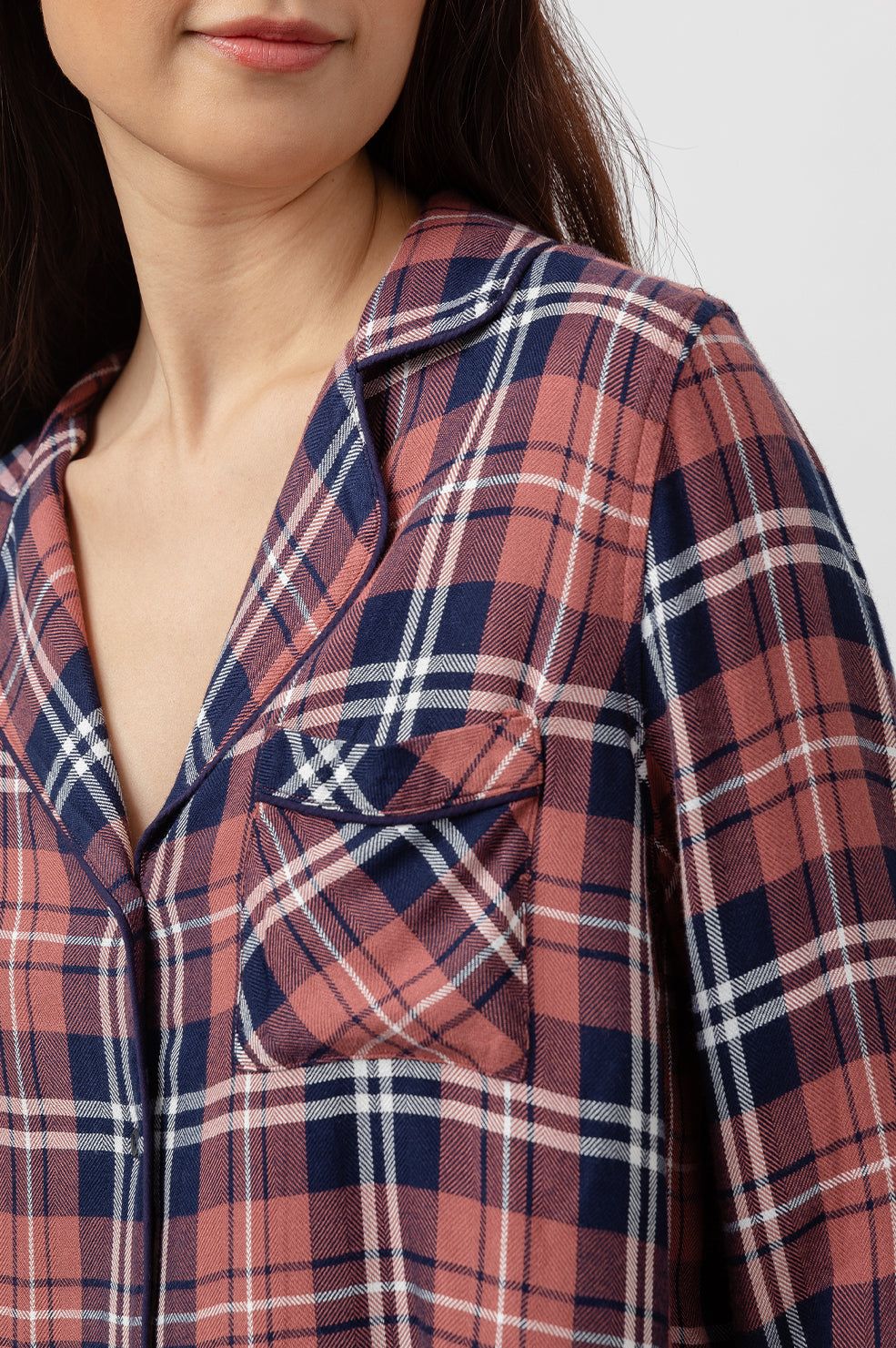 KELLEN PAJAMA SET - ROSE NAVY WHITE sold by Rails product image thumbnail 2