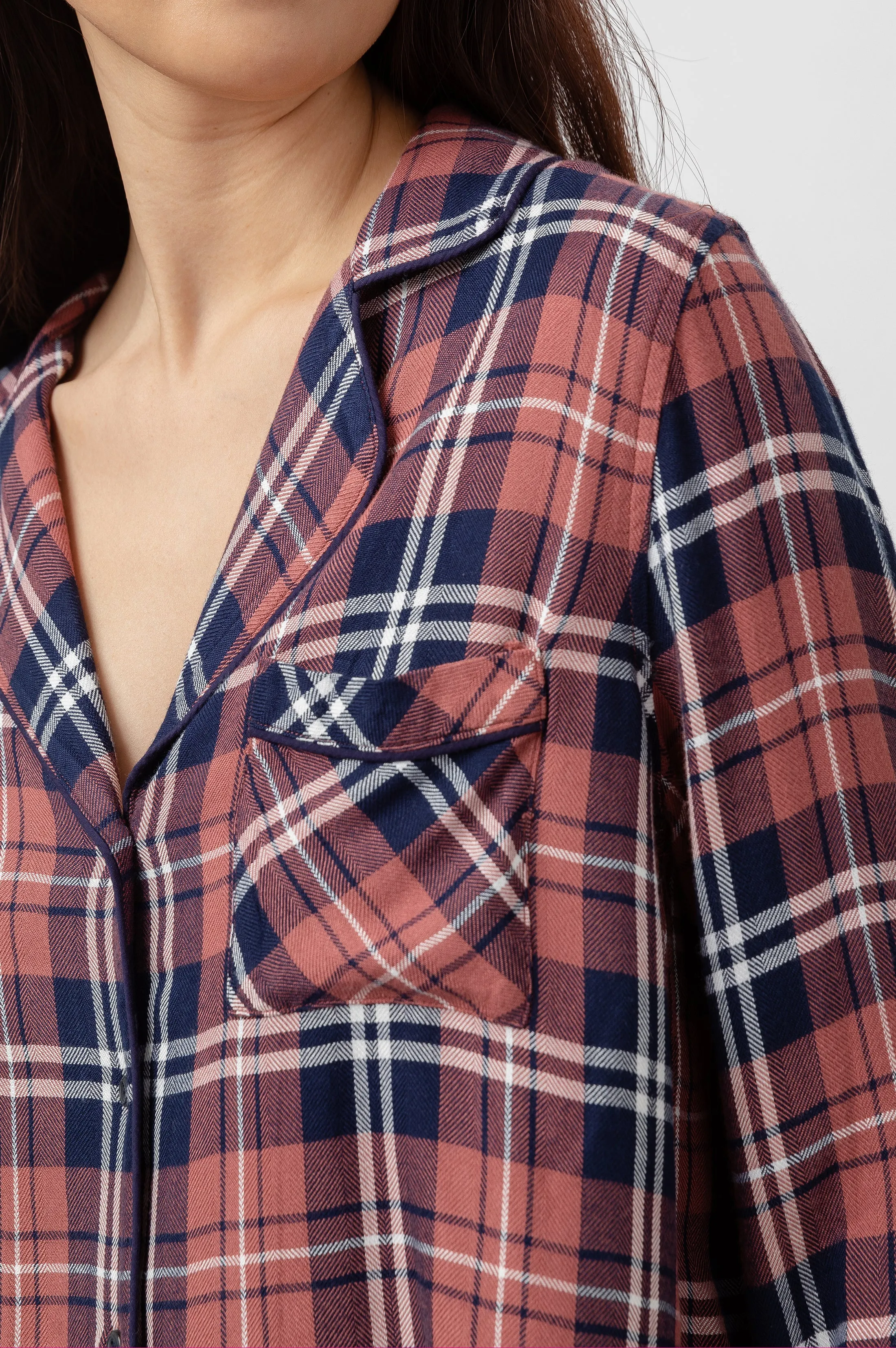 KELLEN PAJAMA SET - ROSE NAVY WHITE sold by Rails product image thumbnail 2