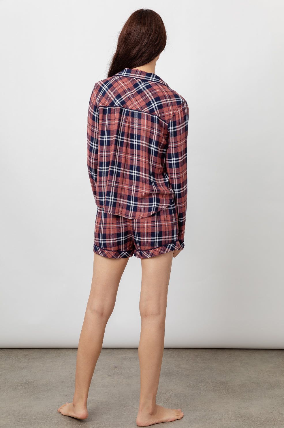 KELLEN PAJAMA SET - ROSE NAVY WHITE sold by Rails product image thumbnail 5