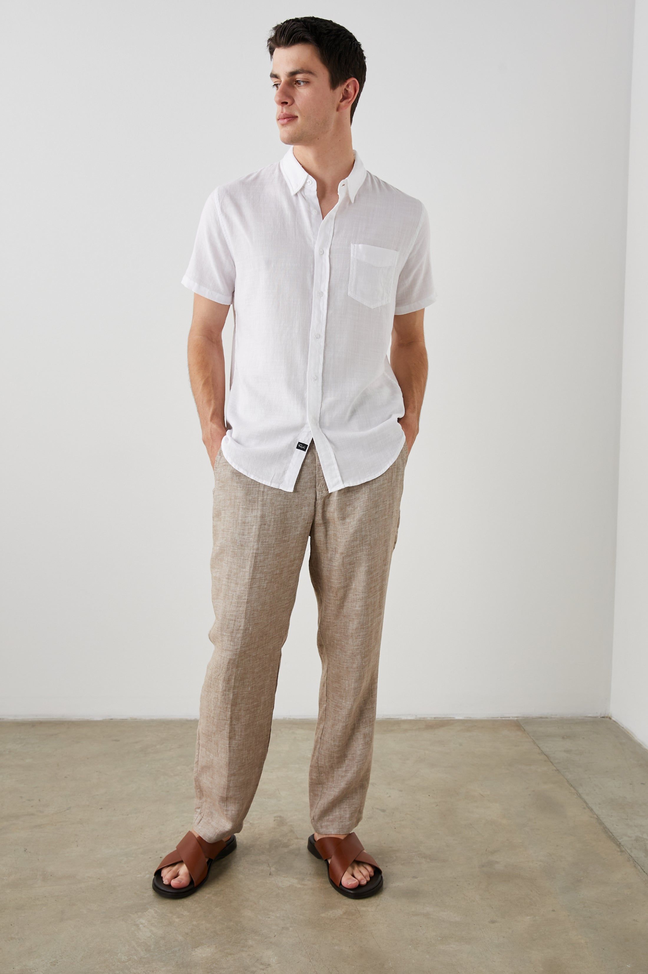 FAIRFAX SHIRT - WHITE sold by Rails product image thumbnail 5