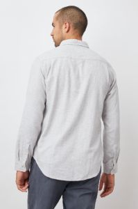 RUNSON SHIRT - HEATHER GREY sold by Rails