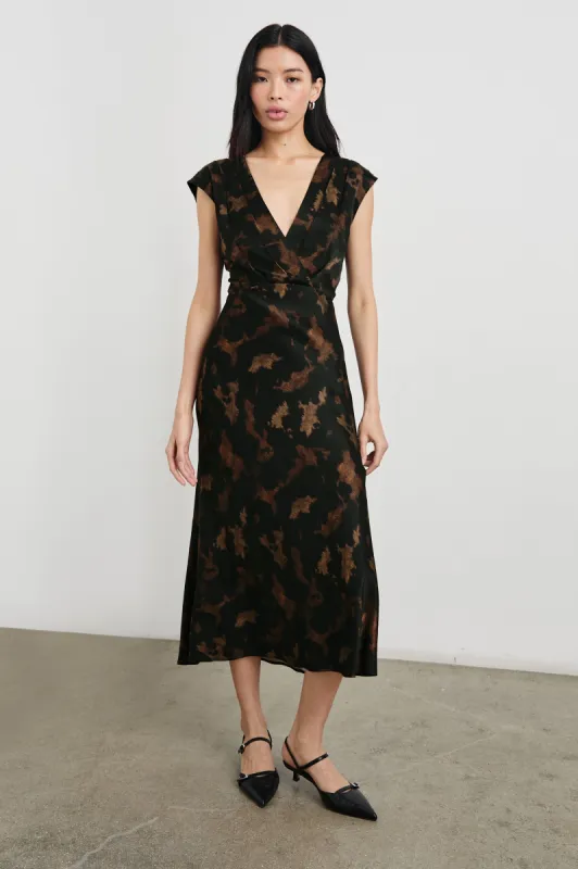 ODELLA DRESS - DIFFUSED SANDSTONE sold by Rails