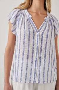 ALENA TOP - VILLA STRIPE sold by Rails