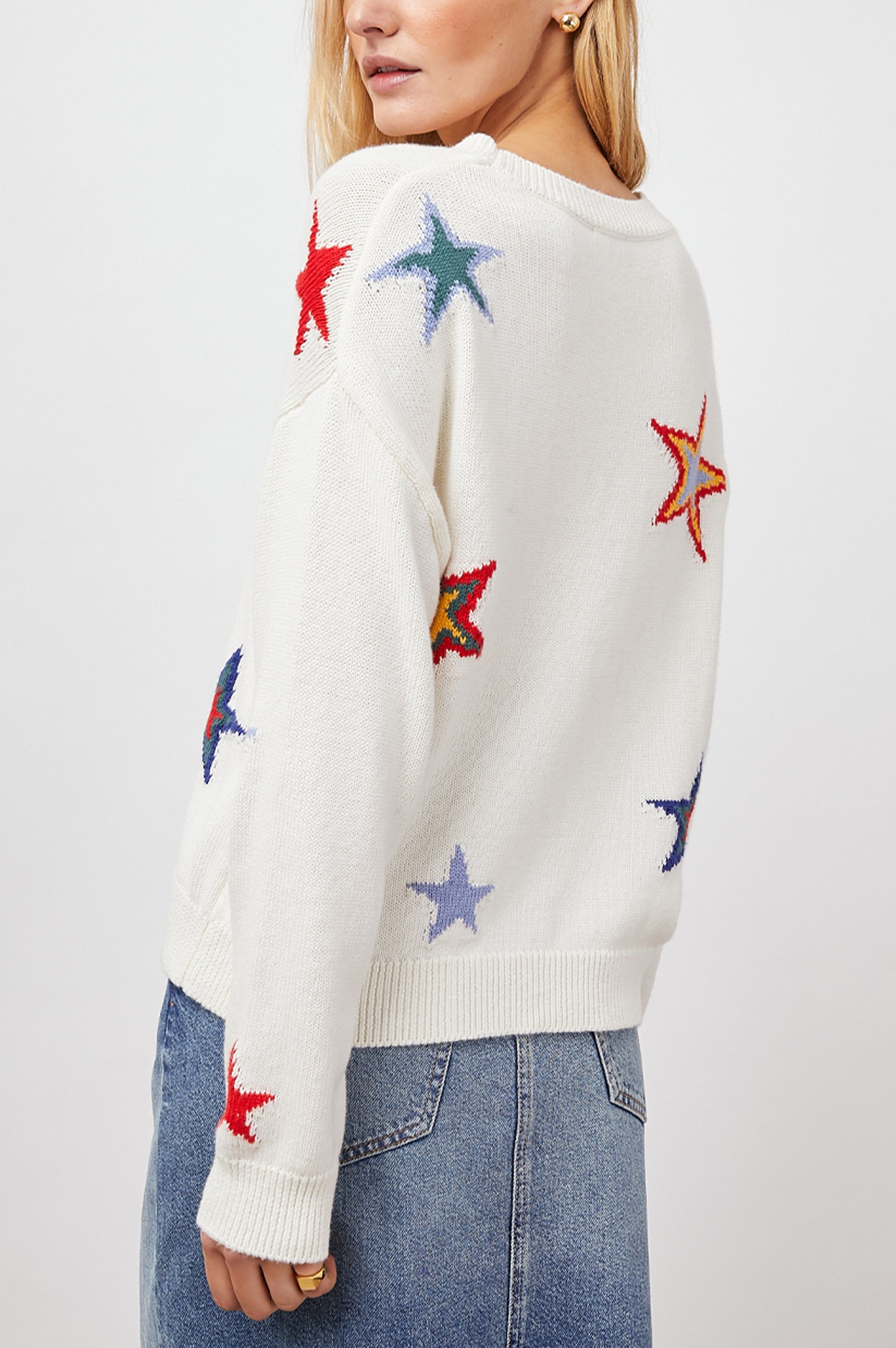 PERCI SWEATER - MULTI STARS sold by Rails product image thumbnail 3