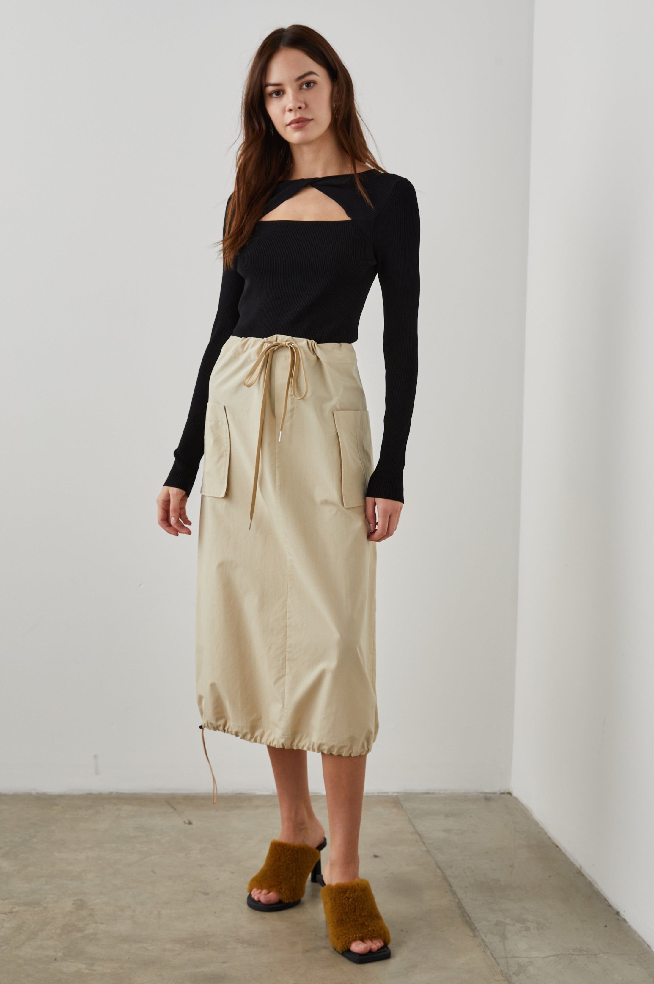 TATIANA SKIRT - TIDAL FOAM sold by Rails product image thumbnail 3