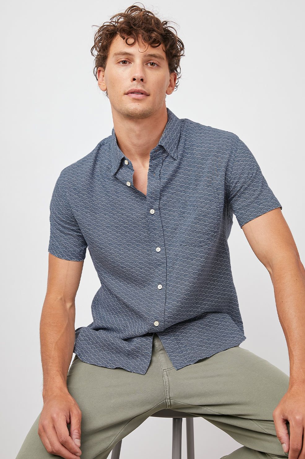 CARSON SHIRT - HAMA WAVE sold by Rails