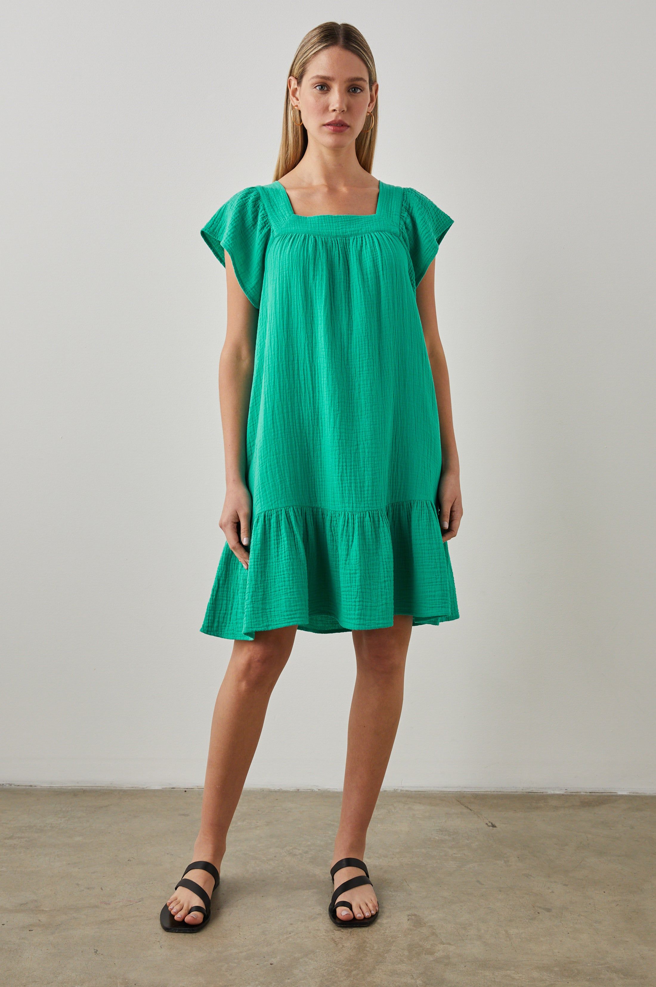 EVERDEEN DRESS - EMERALD sold by Rails product image thumbnail 3