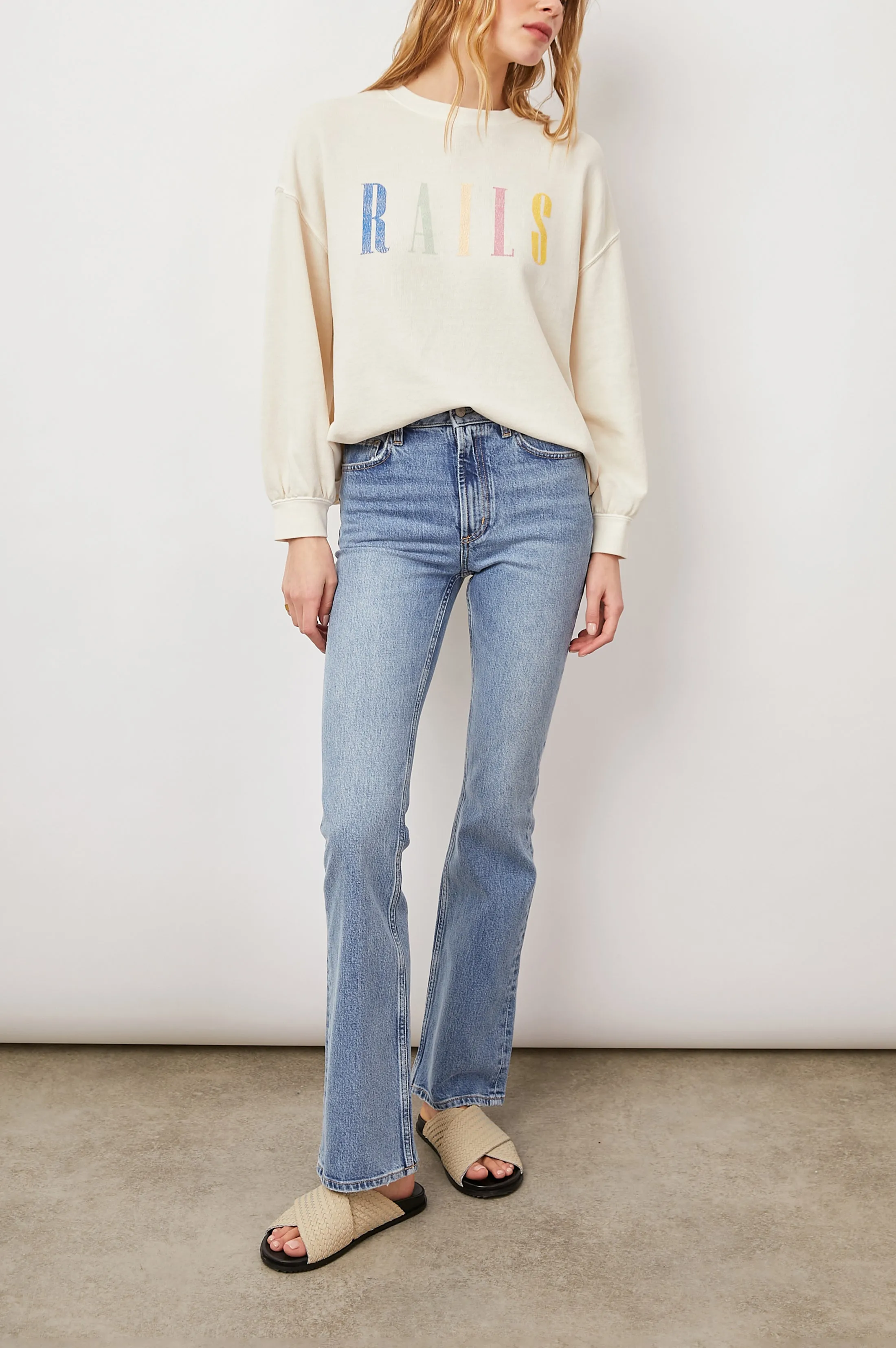 RAILS SIGNATURE SWEATSHIRT - IVORY sold by Rails product image thumbnail 3