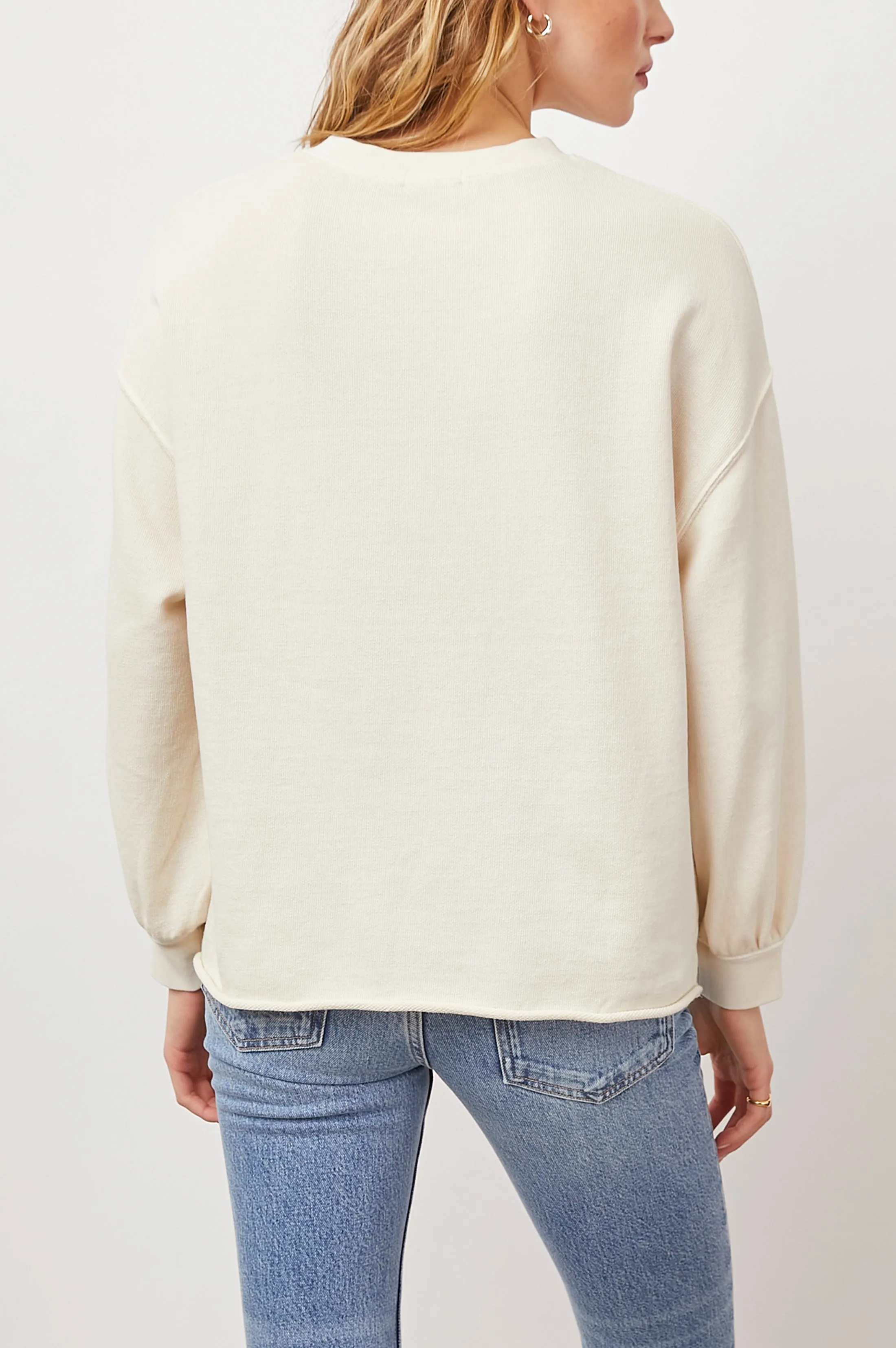 RAILS SIGNATURE SWEATSHIRT - IVORY sold by Rails product image thumbnail 4
