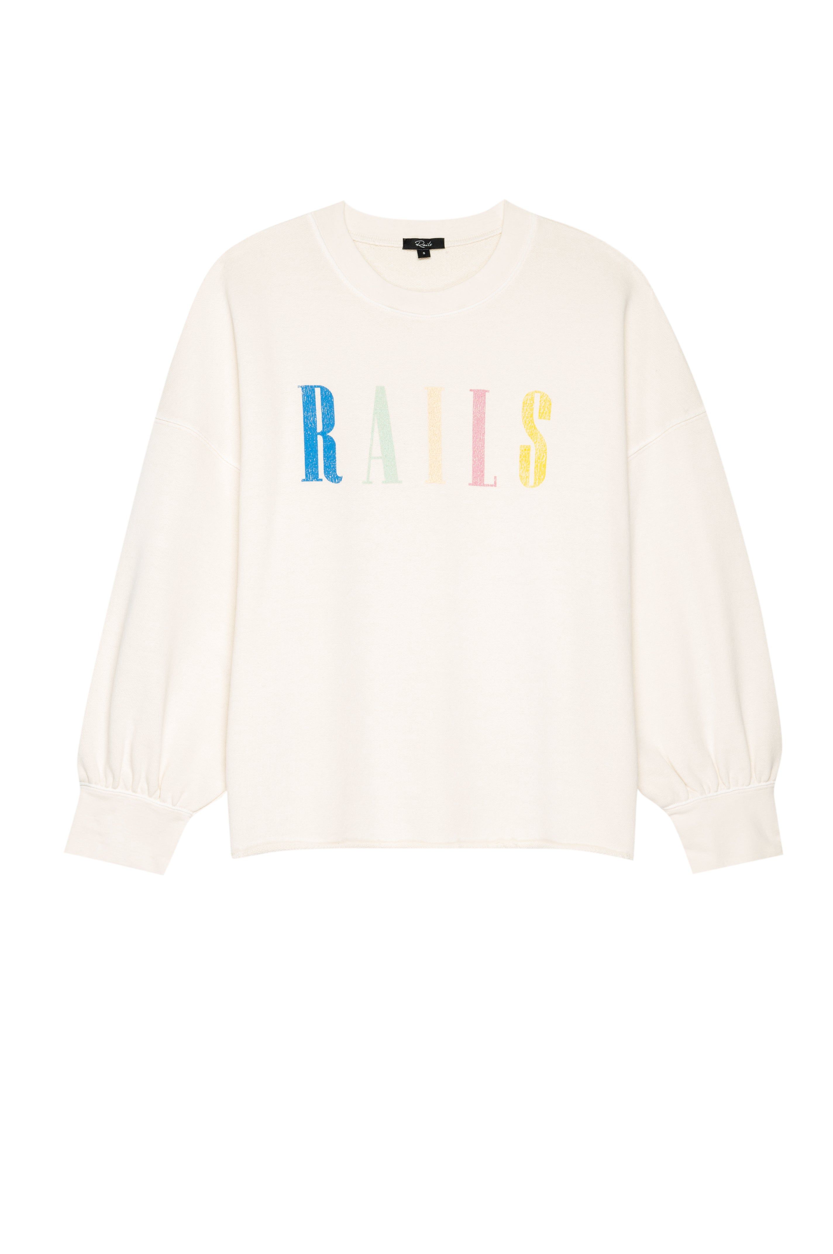 RAILS SIGNATURE SWEATSHIRT - IVORY sold by Rails product image thumbnail 7